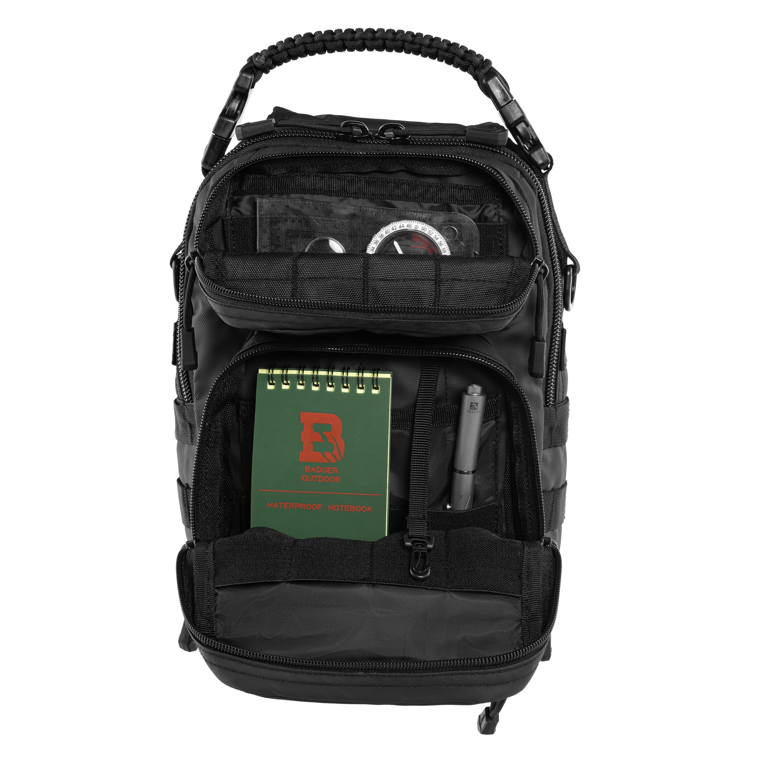 Mil-Tec One Strap Assault Olkalaukku 10 l - Tactical Black