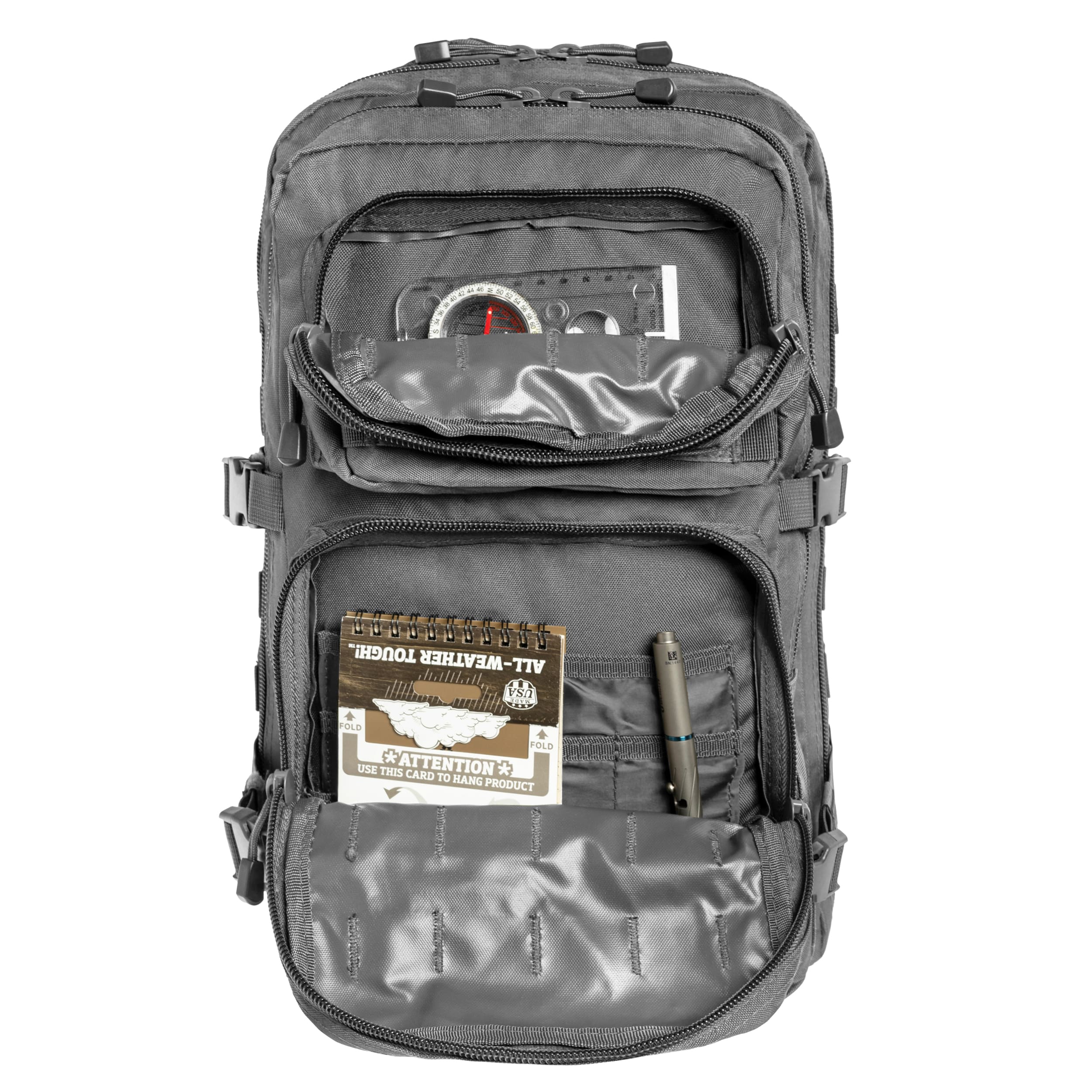 Mil-Tec Assault Pack Large 36 l Reppu - Urban Grey