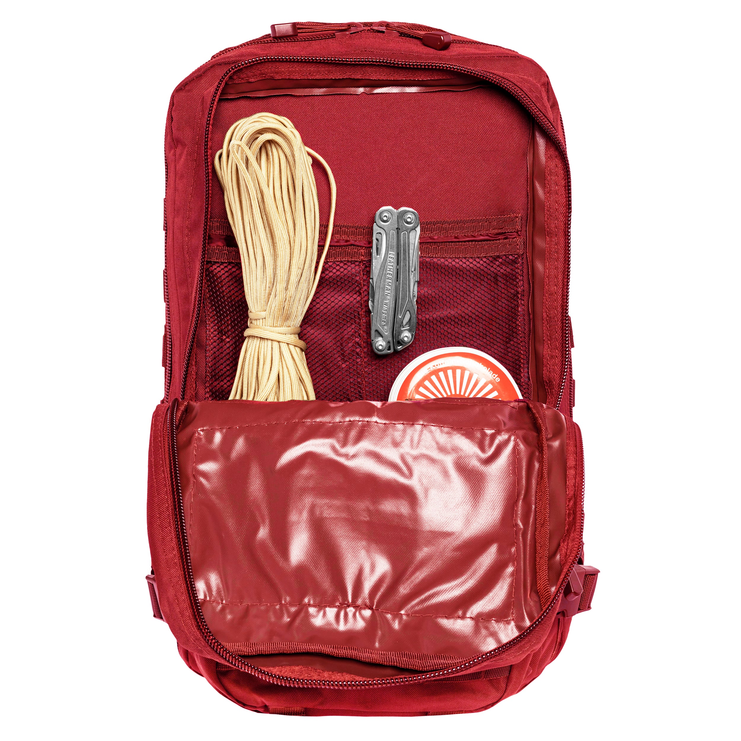 Mil-Tec Assault Pack Large Reppu 36 l - Signal Red