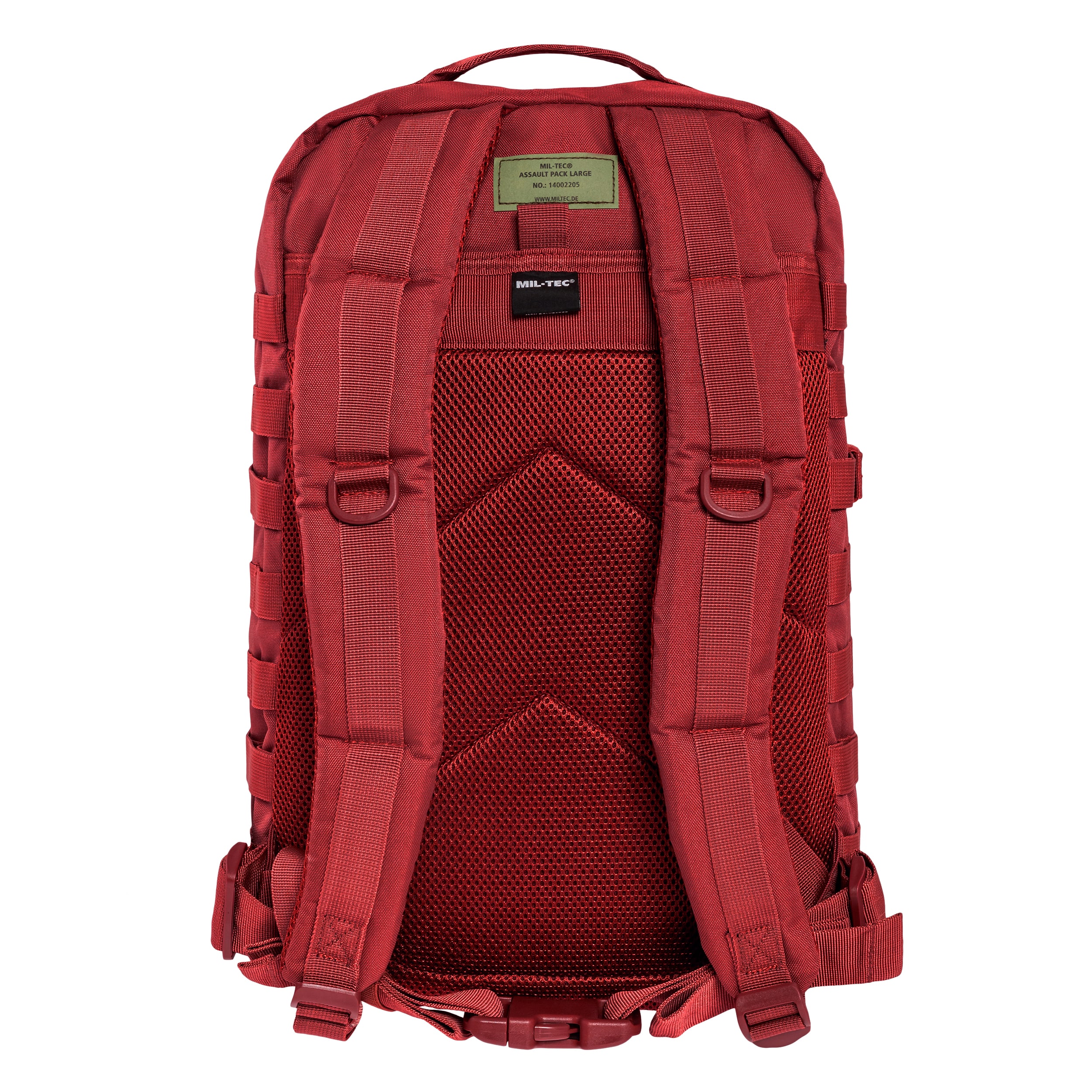 Mil-Tec Assault Pack Large Reppu 36 l - Signal Red