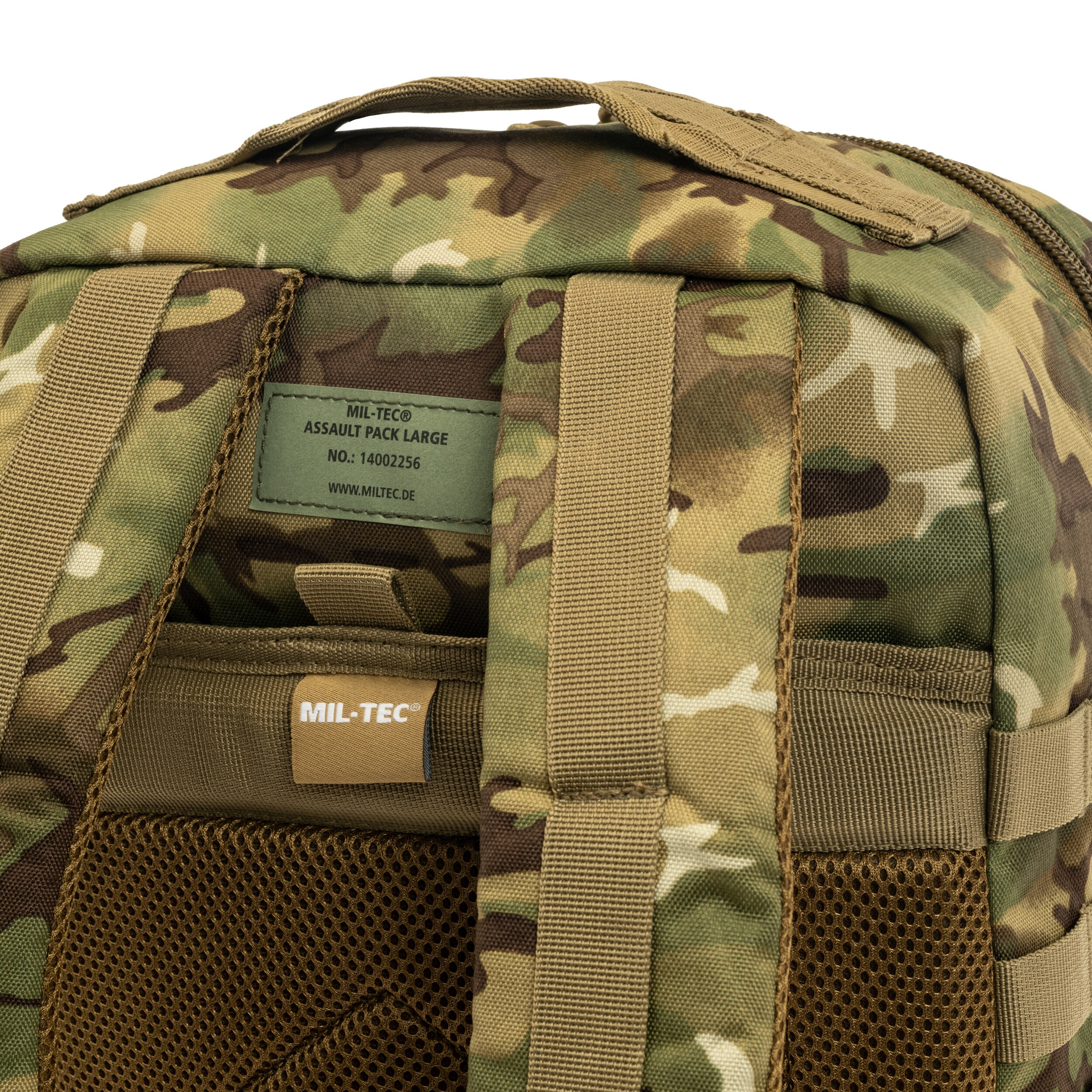 Mil-Tec Assault Pack Large Reppu 36 l - Arid MC Camo
