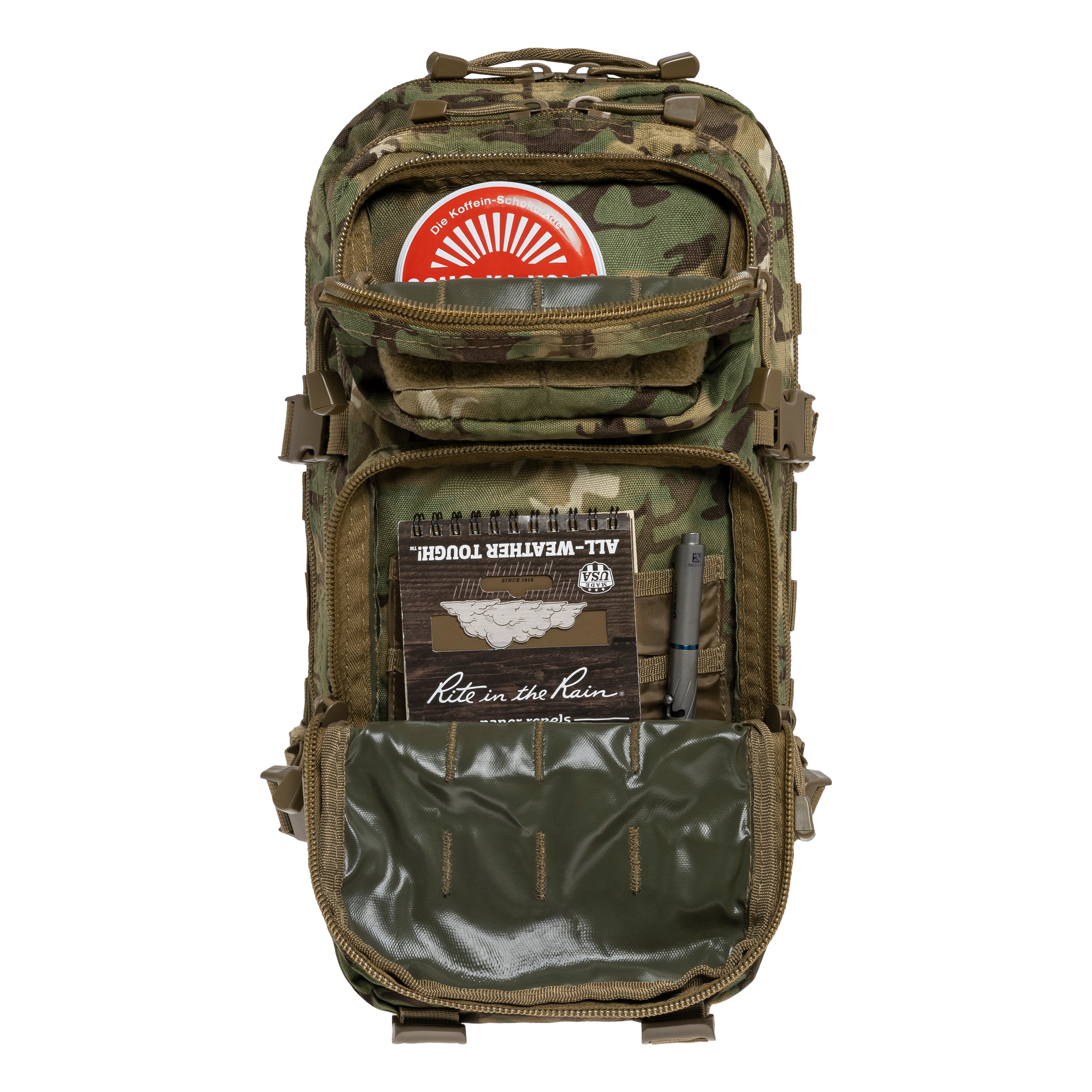 Mil-Tec Assault Pack Small Reppu 20 l - Arid MC Camo