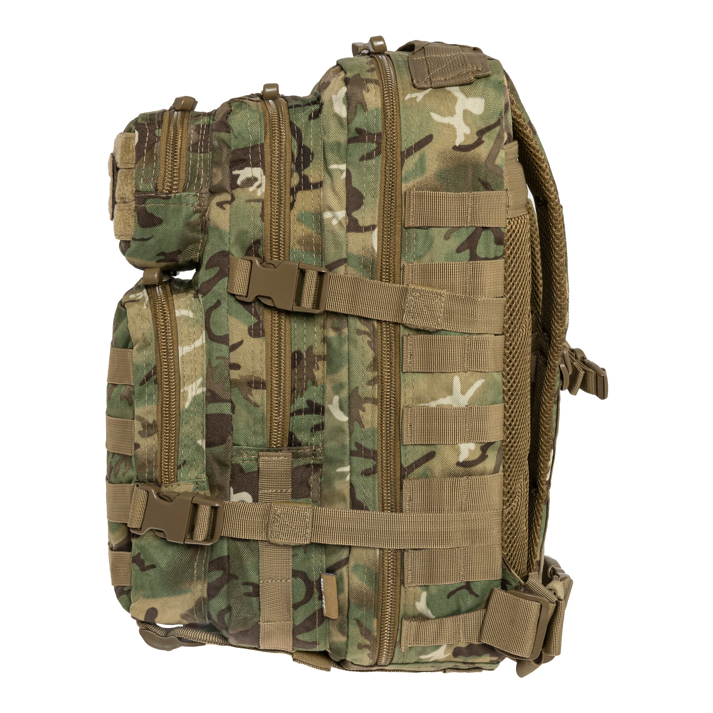 Mil-Tec Assault Pack Small Reppu 20 l - Arid MC Camo
