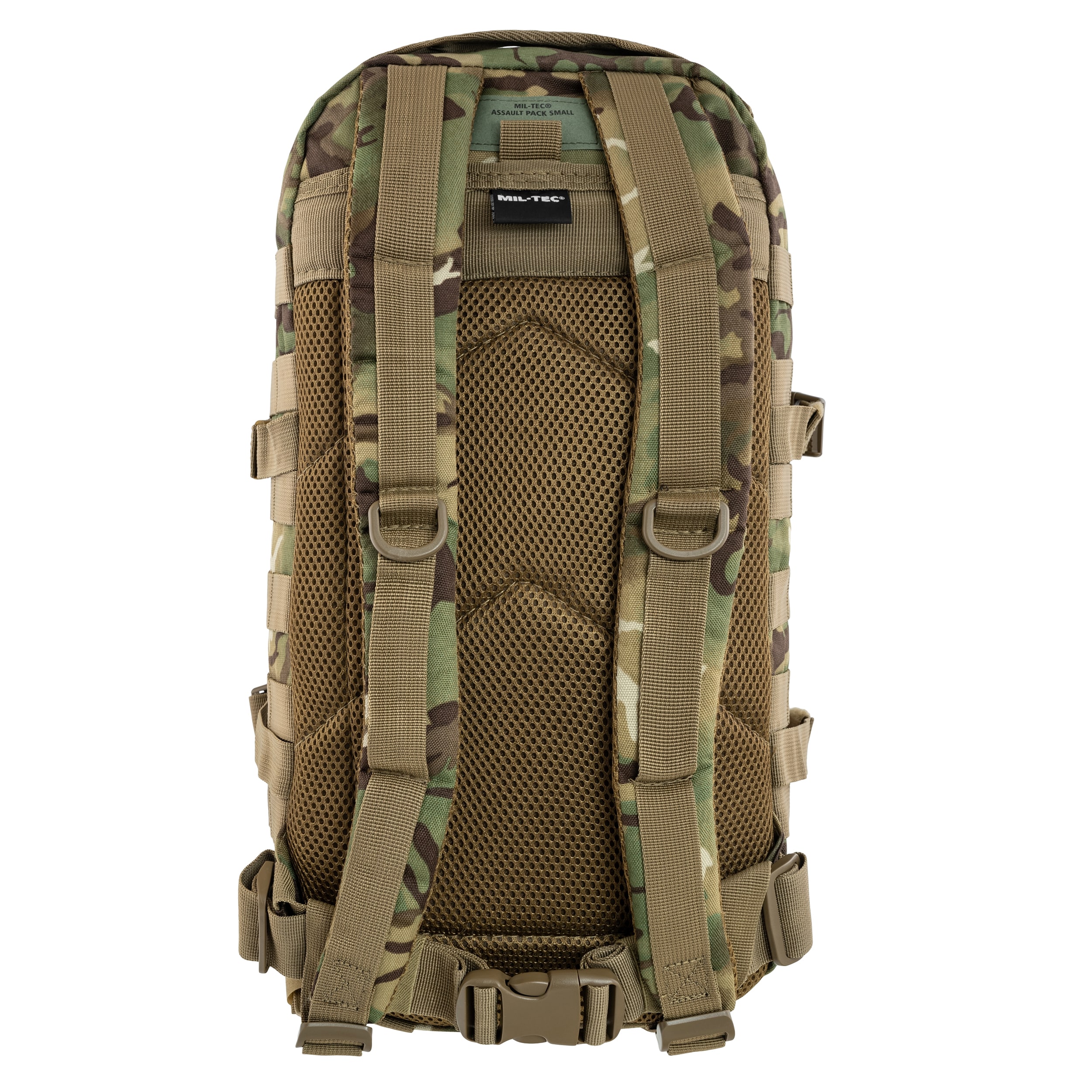 Mil-Tec Assault Pack Small Reppu 20 l - Arid MC Camo