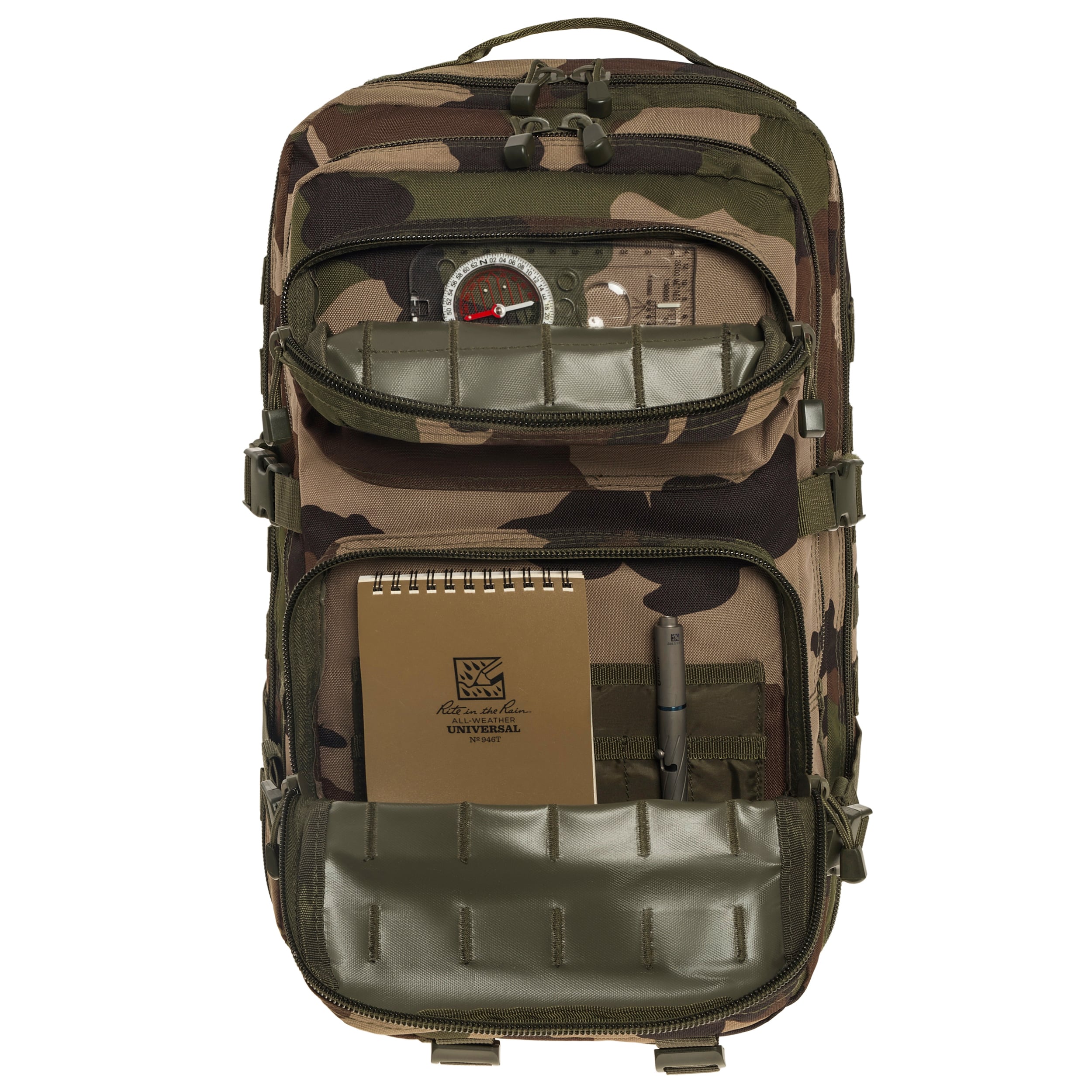 Mil-Tec Assault Pack Large Reppu 36 l - CCE Camo
