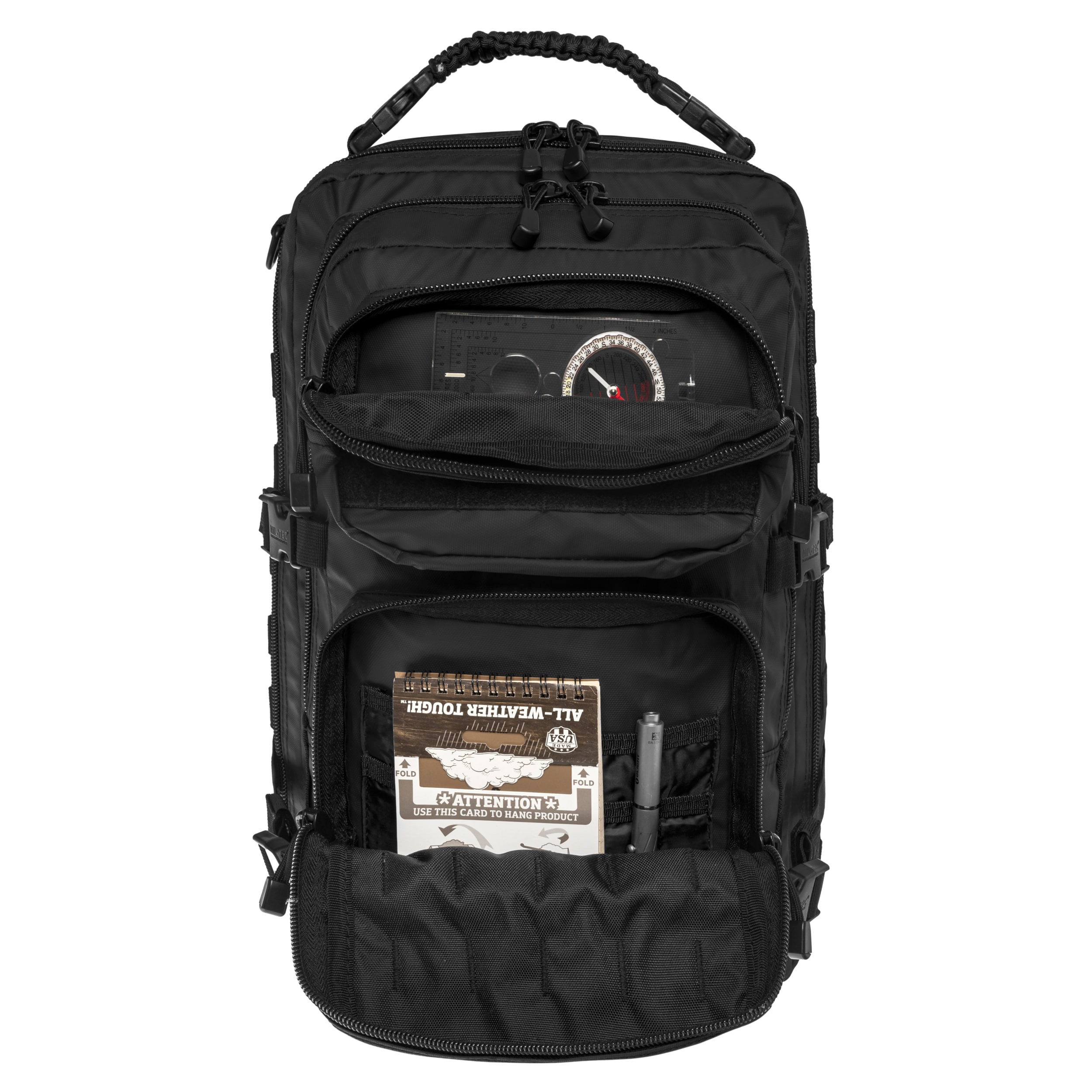 Mil-Tec Assault Pack Large 36 l Reppu - Tactical Black