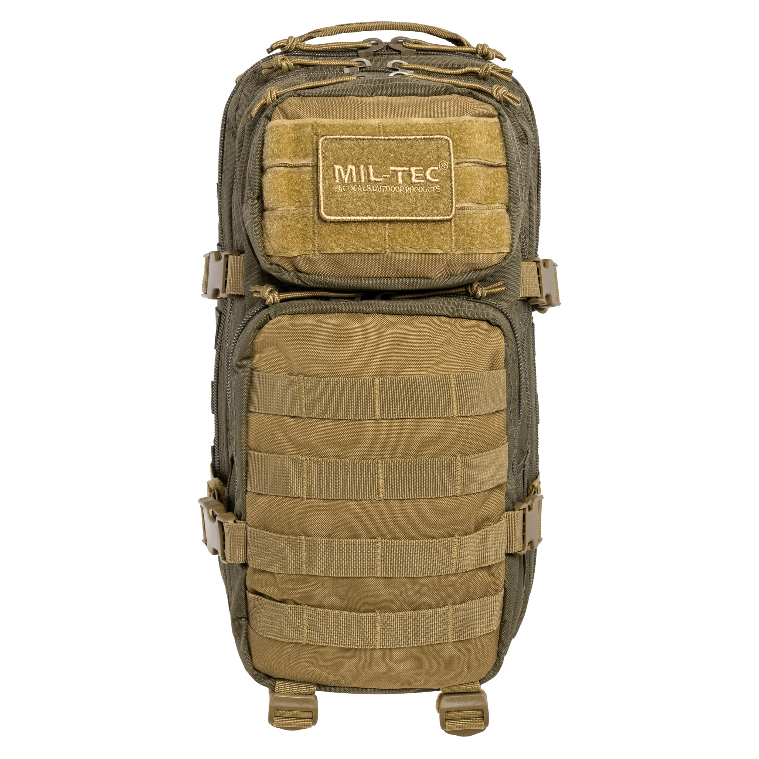 Mil-Tec Assault Pack Small 20 l Reppu - Ranger Green/Coyote
