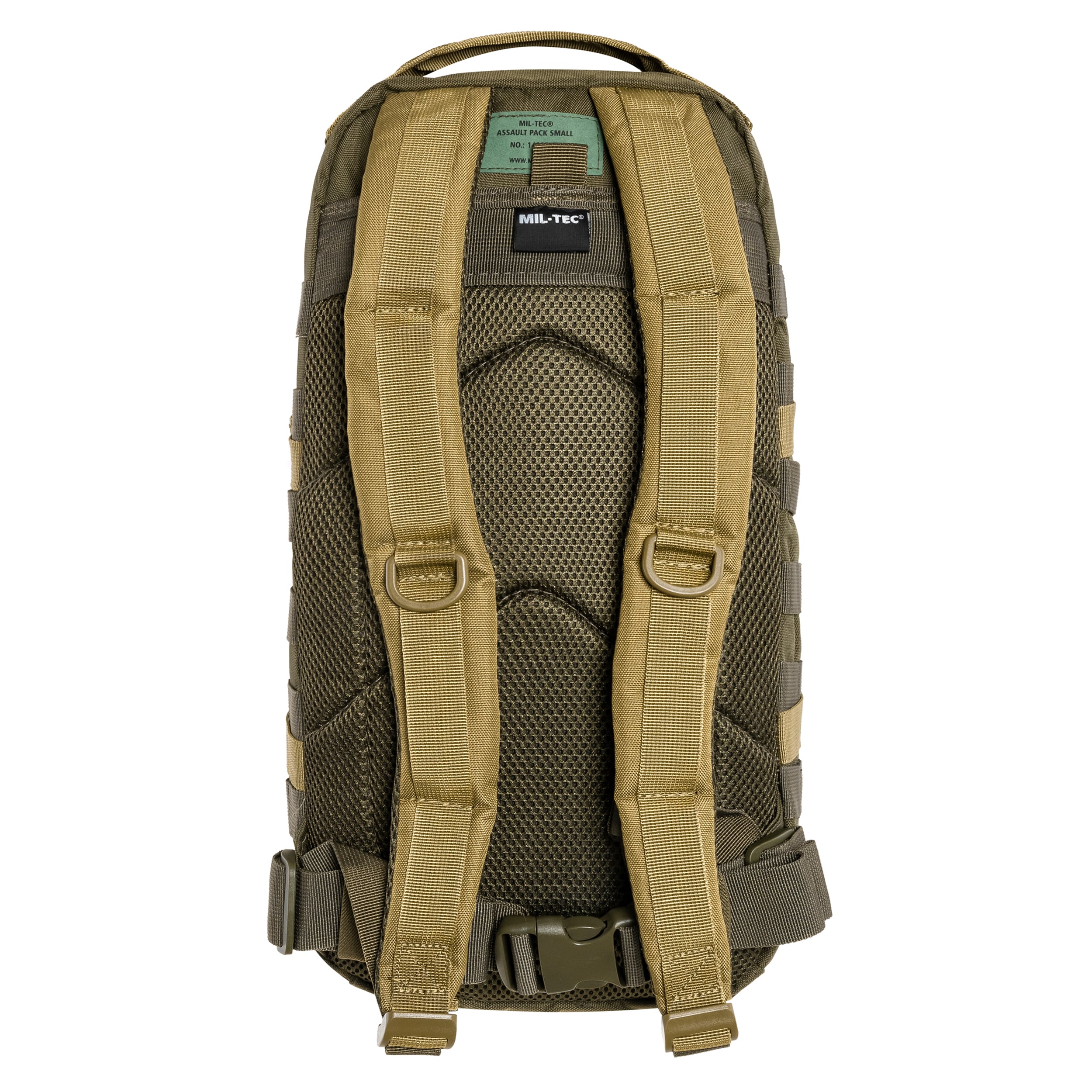 Mil-Tec Assault Pack Small 20 l Reppu - Ranger Green/Coyote