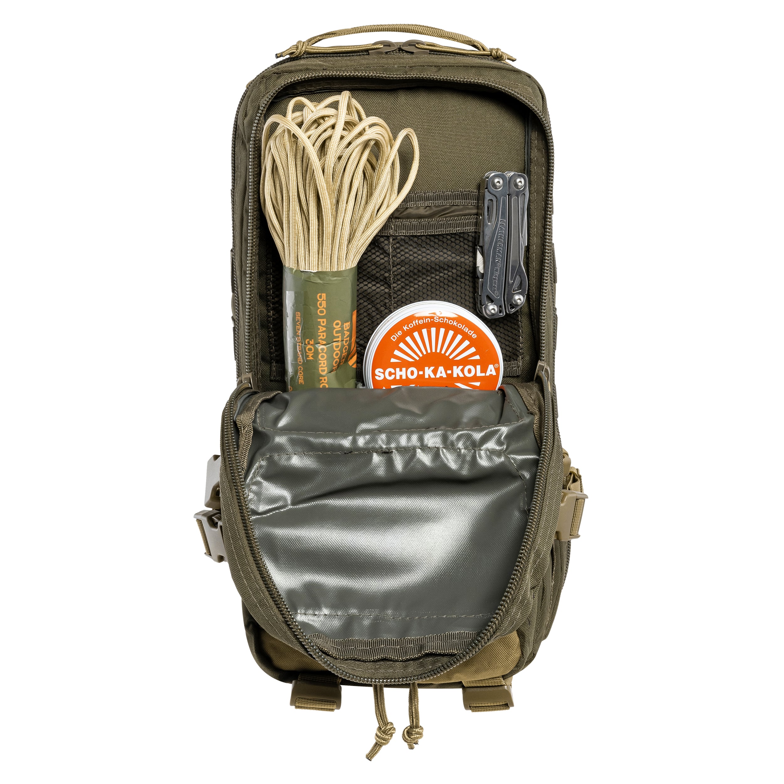 Mil-Tec Assault Pack Small 20 l Reppu - Ranger Green/Coyote