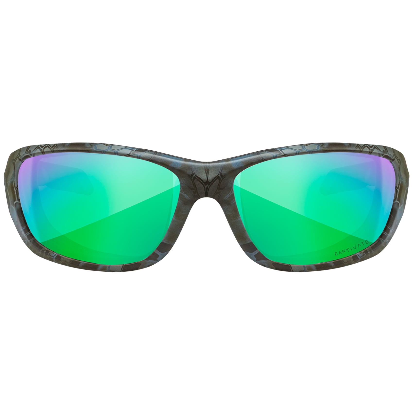 Wiley X Gravity - Captivate Polarized Green Mirror / Kryptek Neptune Suojalasit