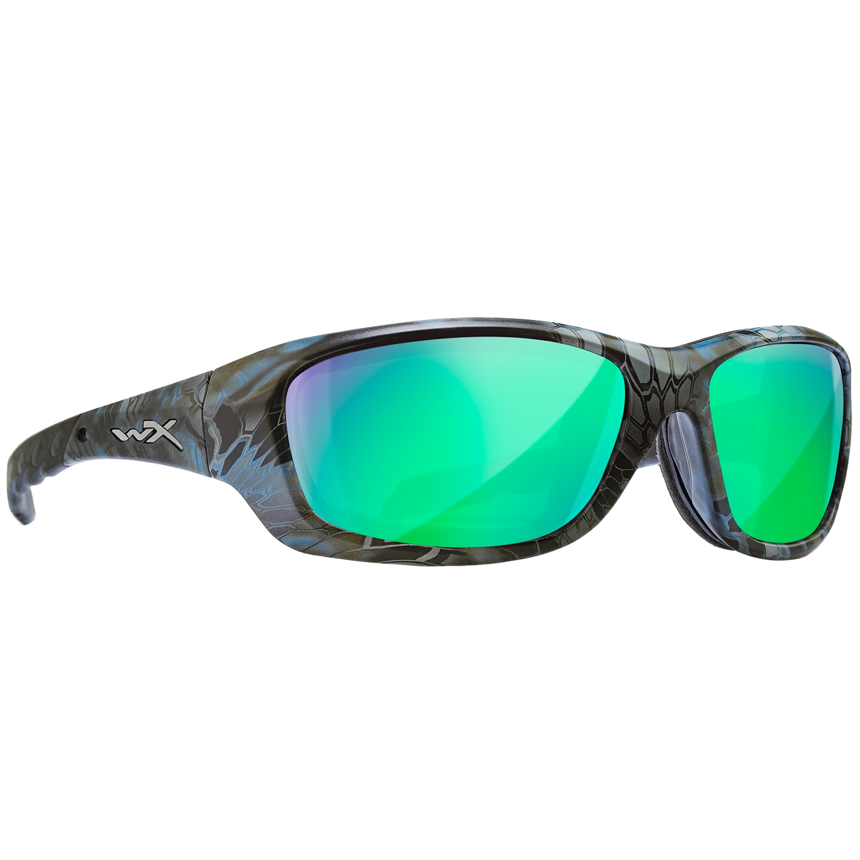 Wiley X Gravity - Captivate Polarized Green Mirror / Kryptek Neptune Suojalasit