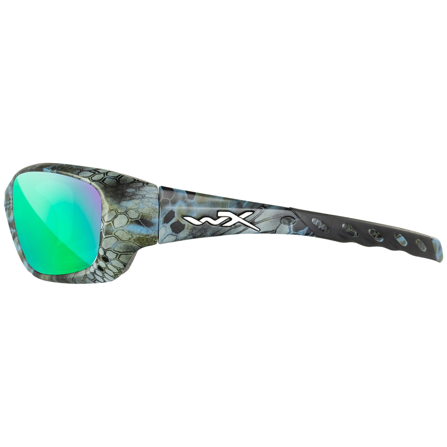 Wiley X Gravity - Captivate Polarized Green Mirror / Kryptek Neptune Suojalasit