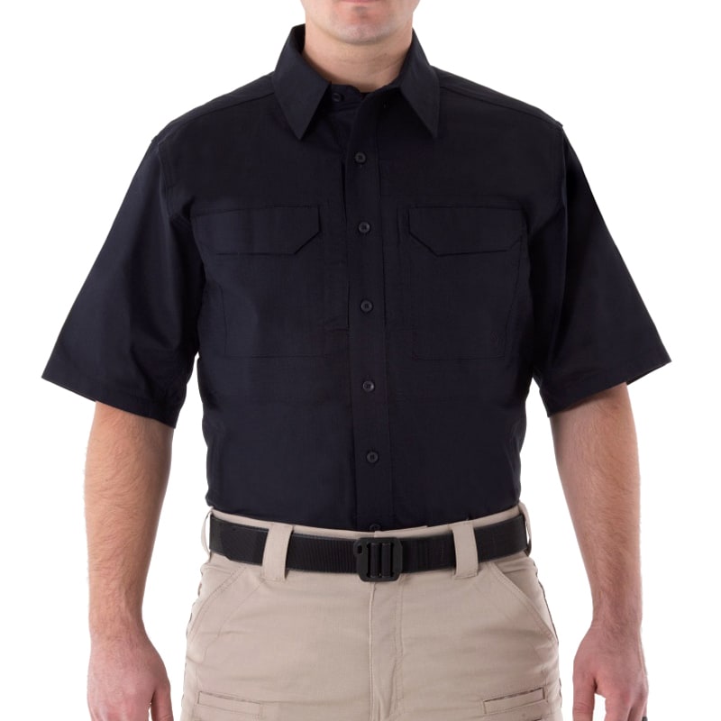 First Tactical V2 Tactical Short Sleeve -paita - Midnight Navy