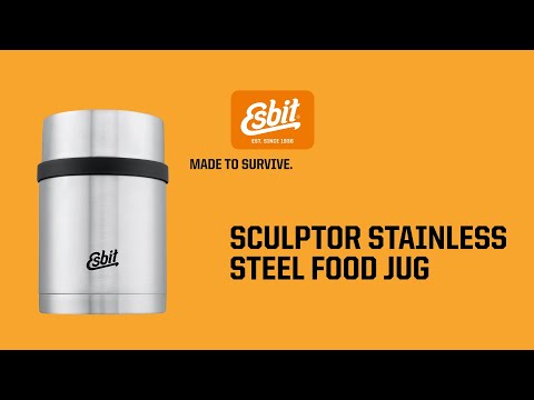 Esbit Sculptor Food Jug Termos 750 ml - Black