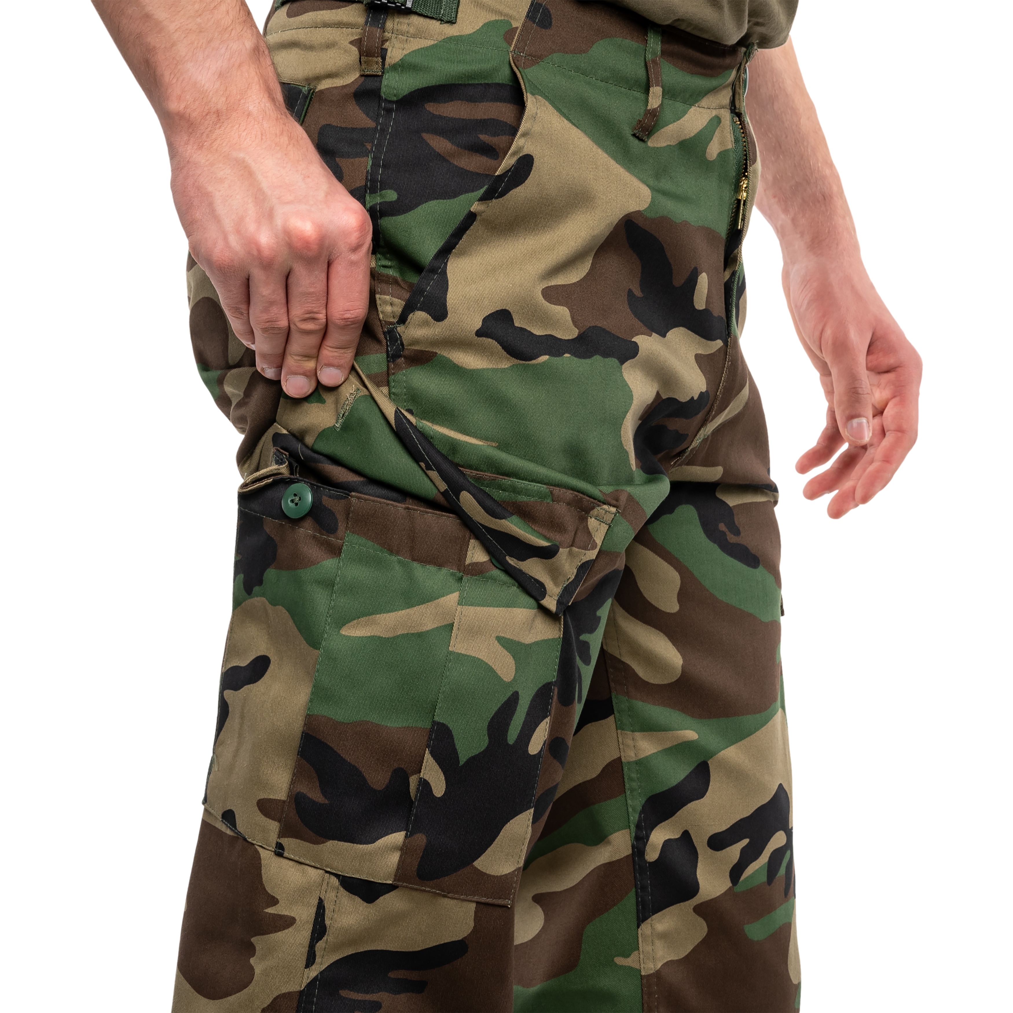 MFH US Combat BDU Housut - Woodland