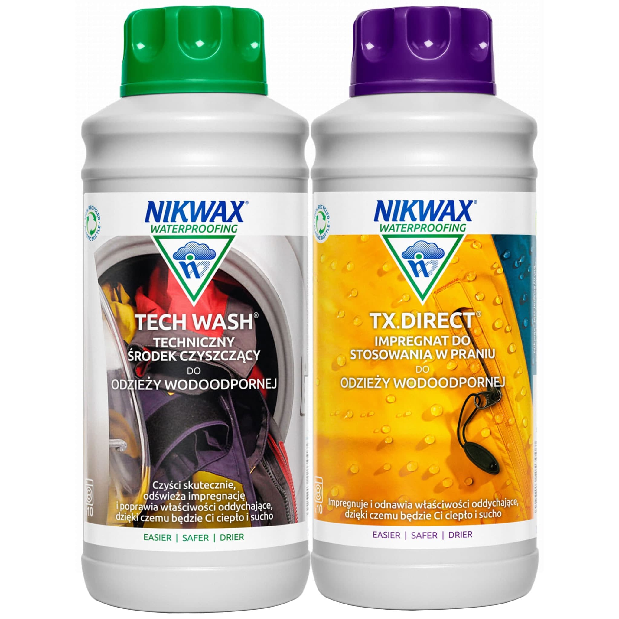 Nikwax Tech Wash ja TX.Direct Vaatteiden Hoitosarja 2x1 l