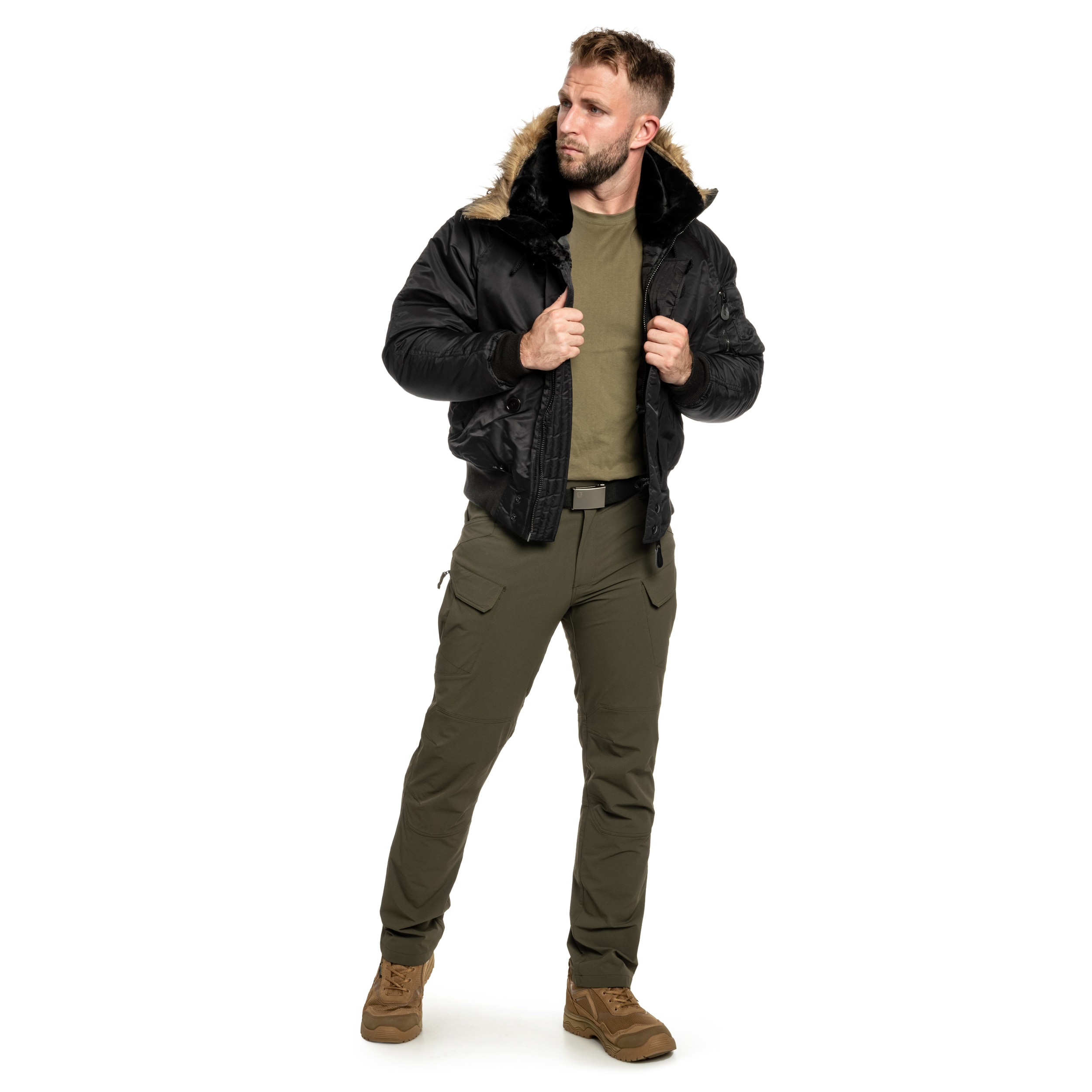 Mil-Tec Flight Jacket N2B Takki - Black