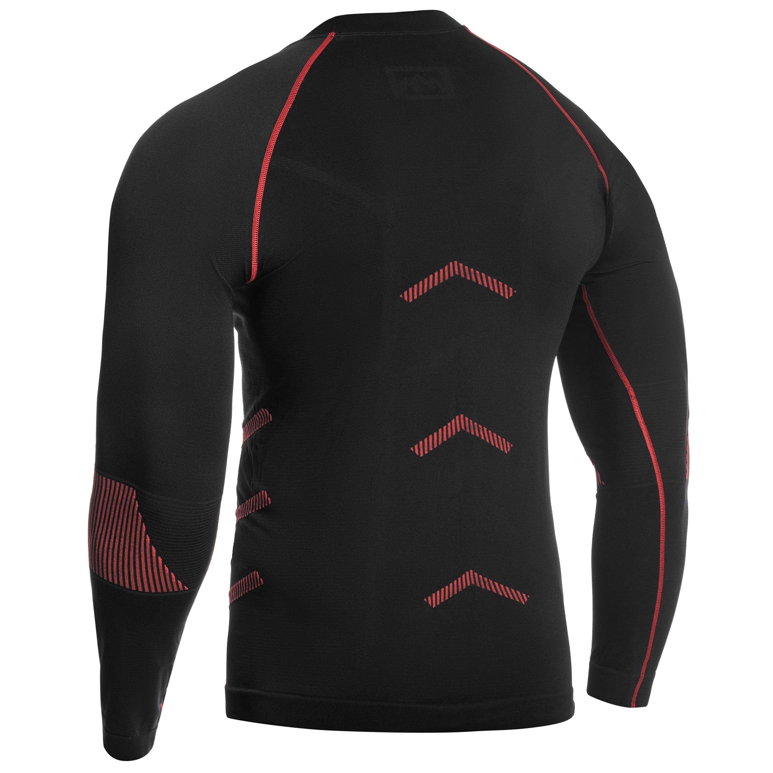 FreeNord Tongari Long Sleeve Termoaktiivinen Paita - Black/Red
