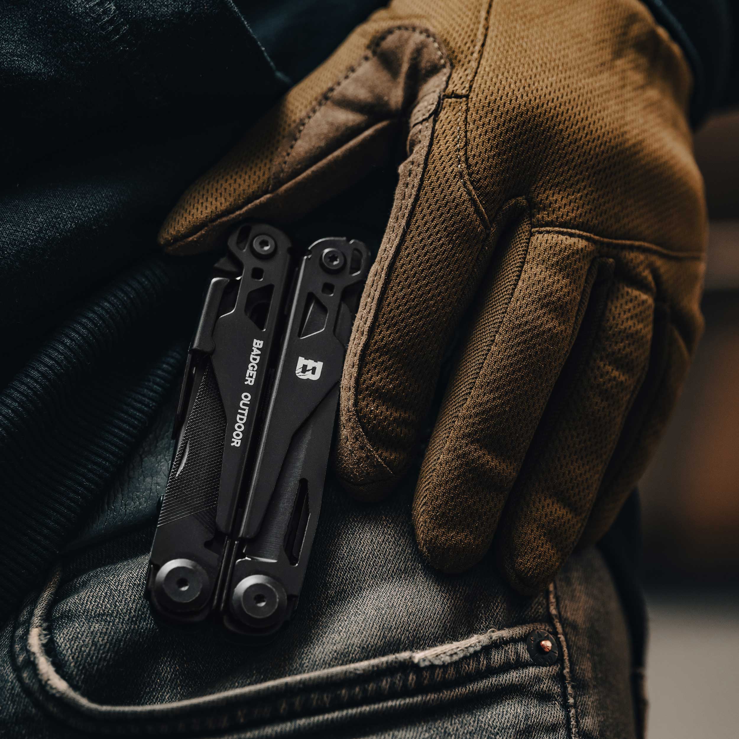 Badger Outdoor Solid Monitoimityökalu - Black