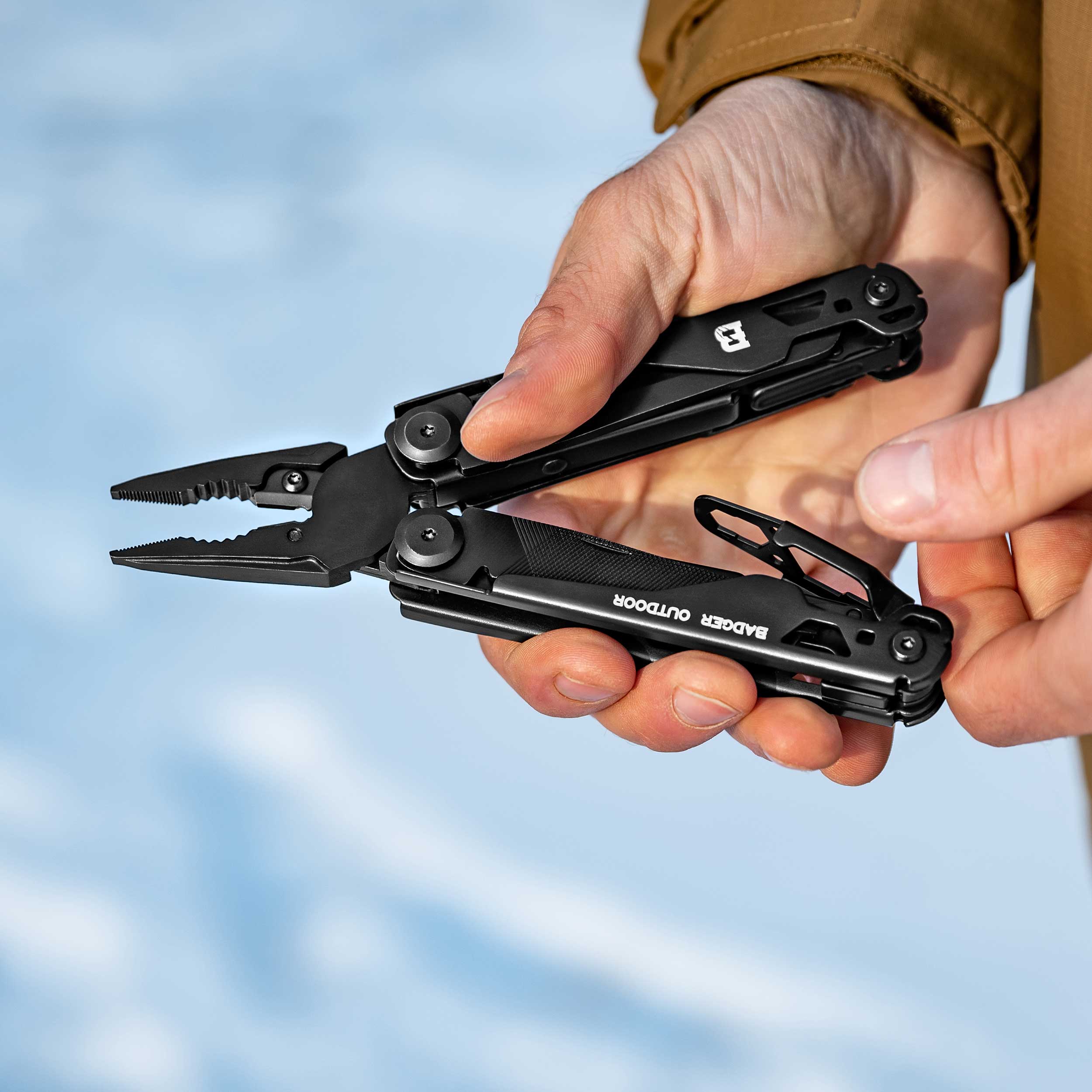 Badger Outdoor Solid Monitoimityökalu - Black