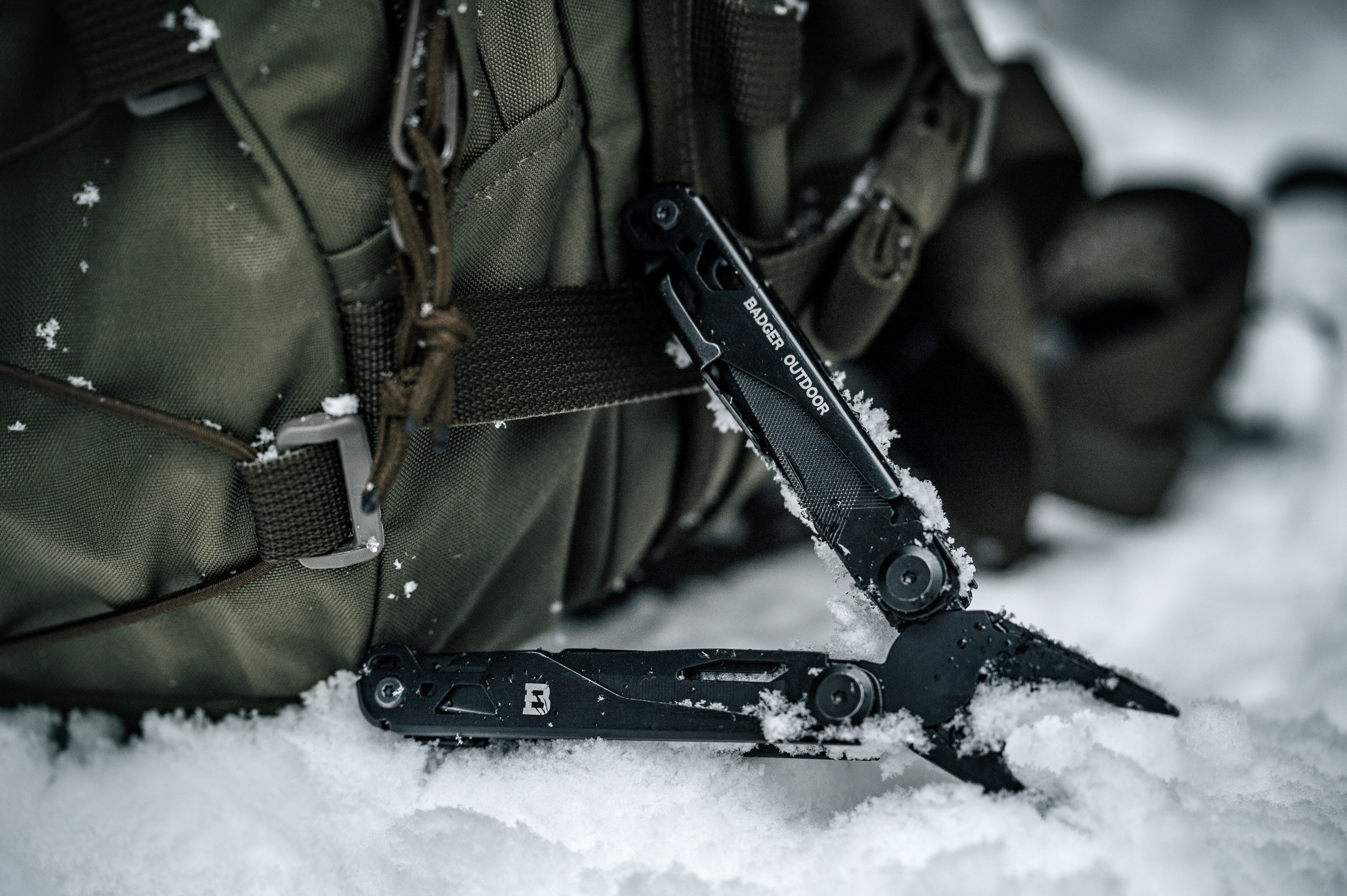 Badger Outdoor Solid Monitoimityökalu - Black