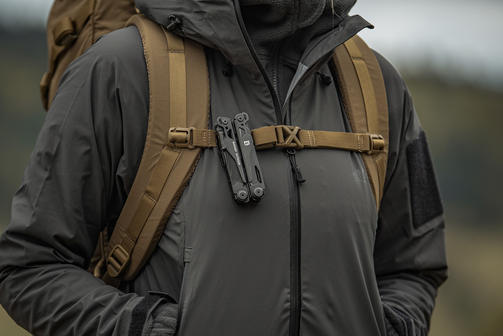 Badger Outdoor Solid Monitoimityökalu - Black