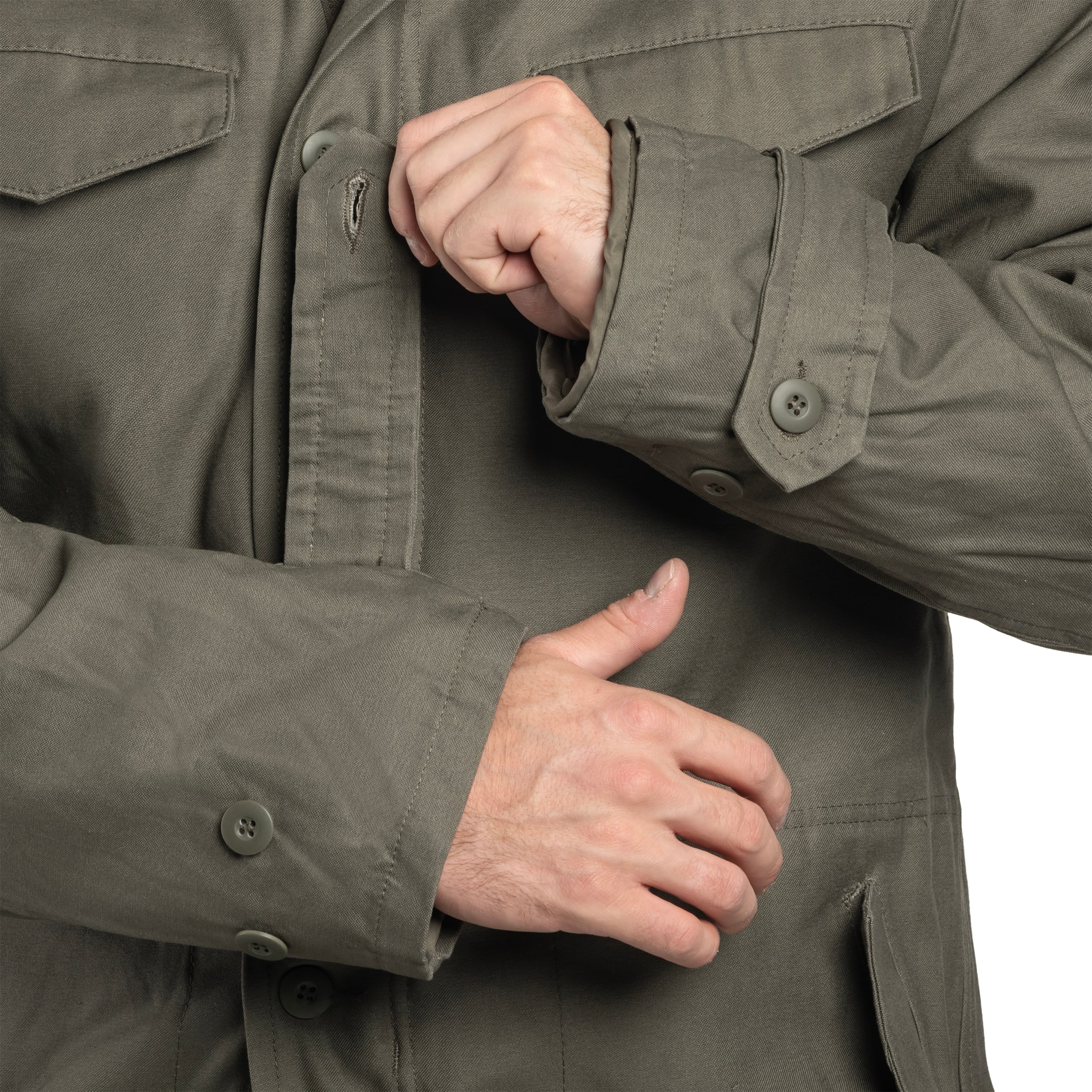 Brandit BW Parka Flag Takki - Olive
