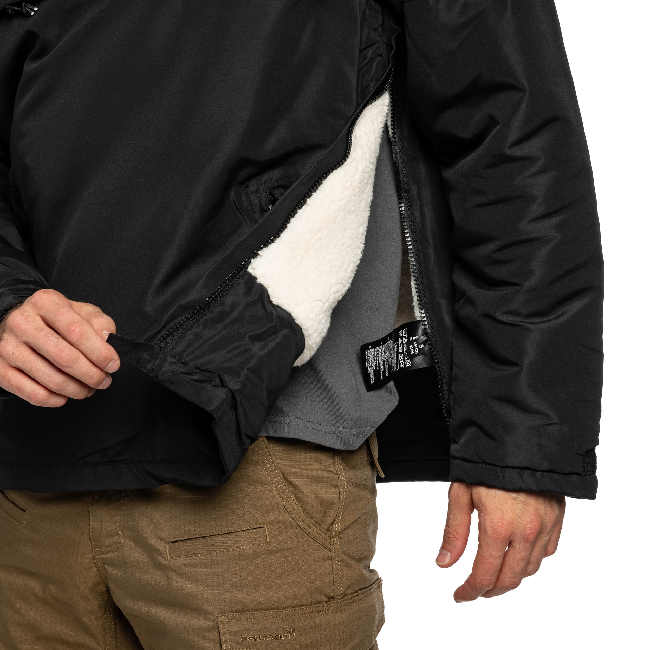 Brandit Sherpa Windbreaker - Black