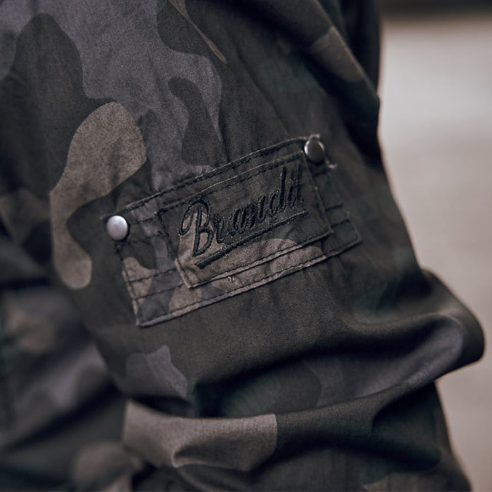 Brandit Slim Fit Long Sleeve Paita - Dark Camo
