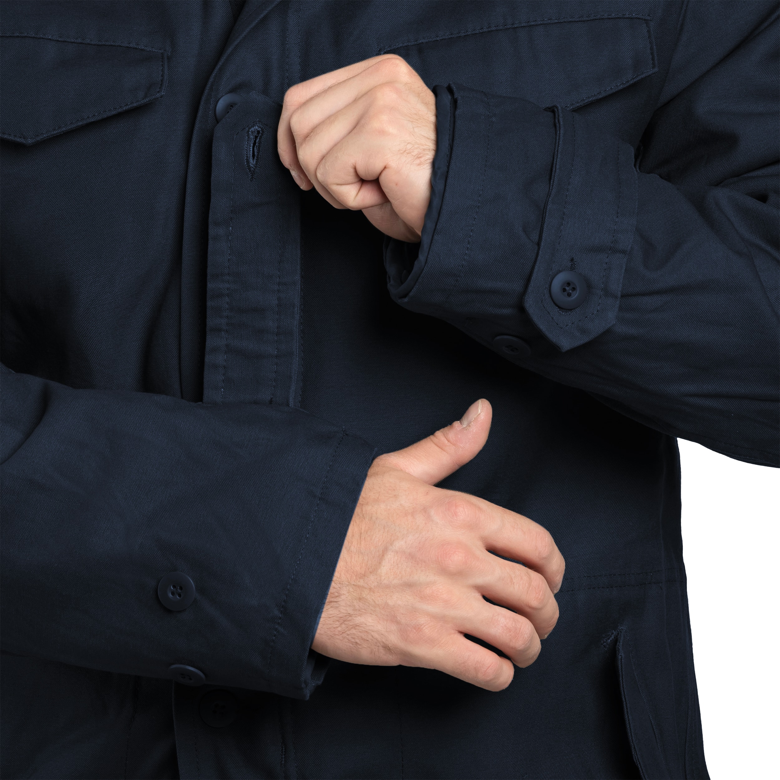Brandit BW Parka Flag Takki - Navy