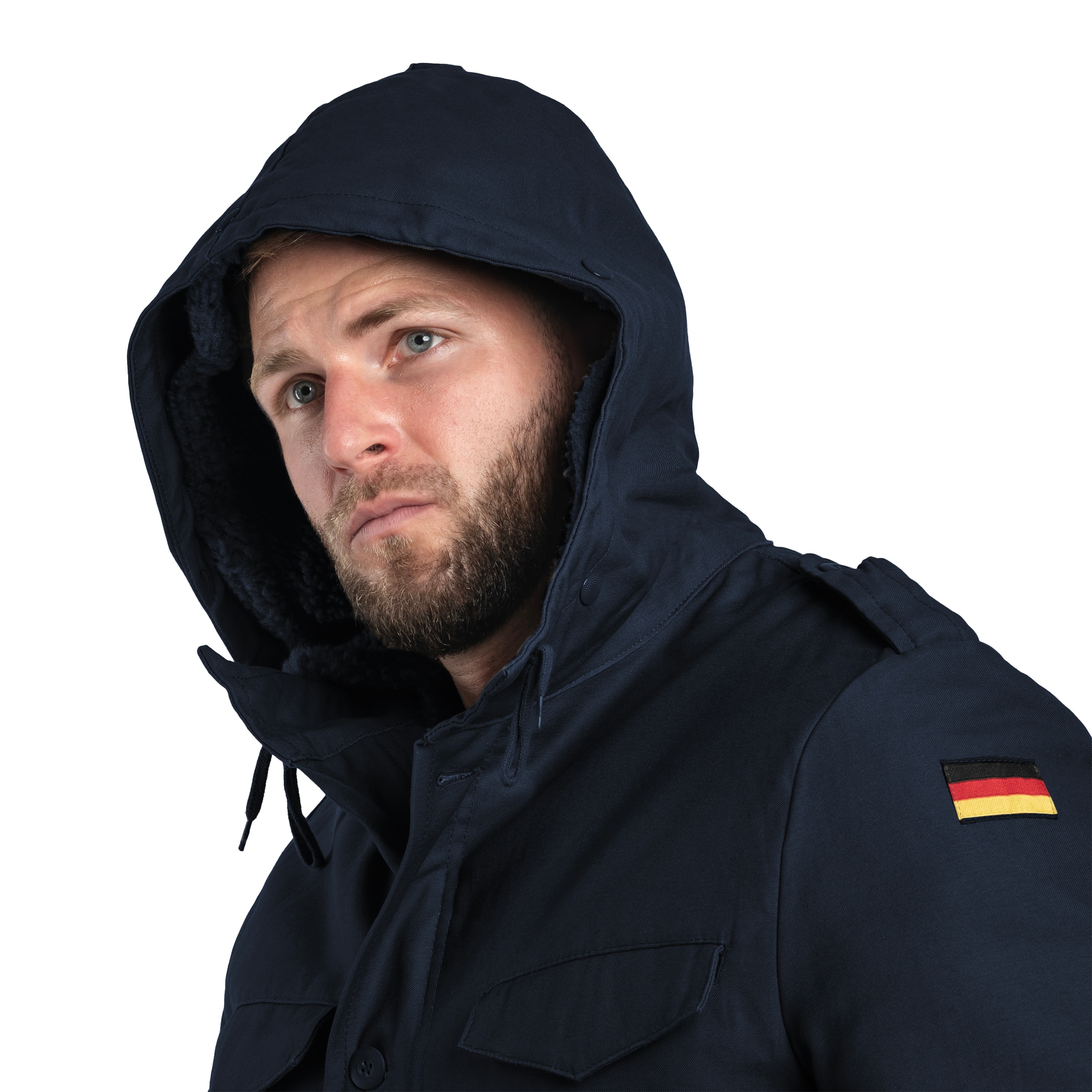 Brandit BW Parka Flag Takki - Navy