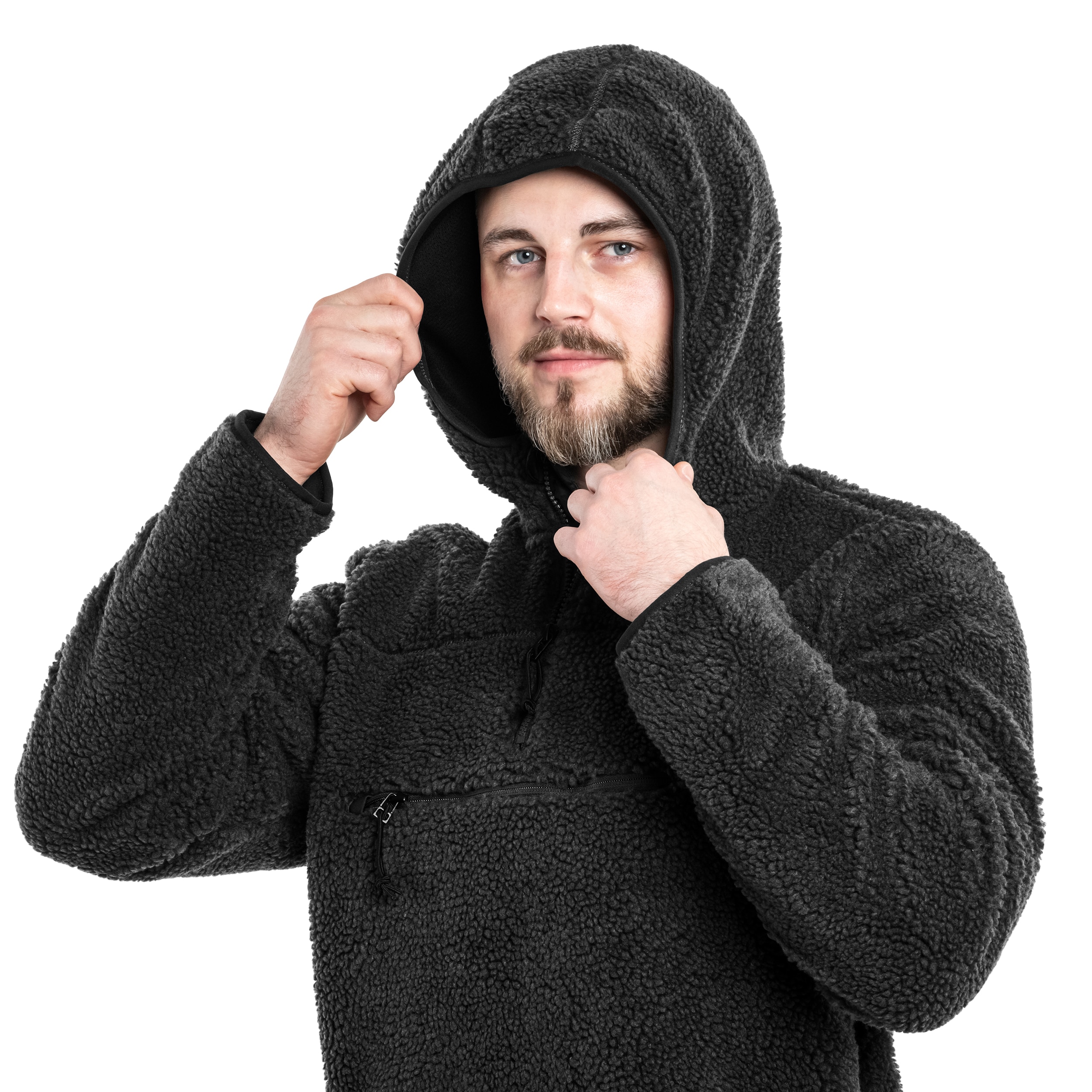 Brandit Teddyfleece Worker Fleece-pusero - Black