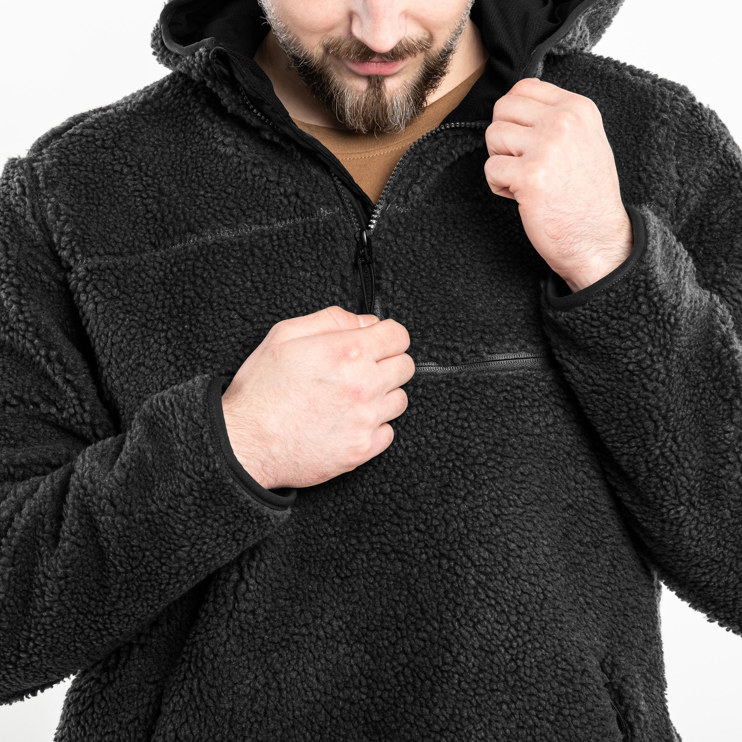 Brandit Teddyfleece Worker Fleece-pusero - Black