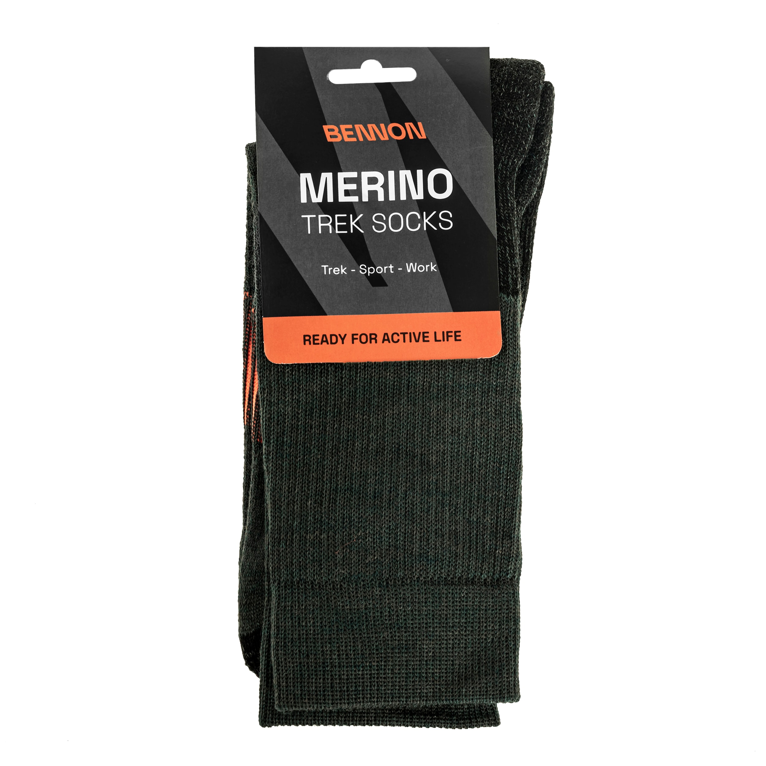 Bennon Trek Merino Sukat - Green
