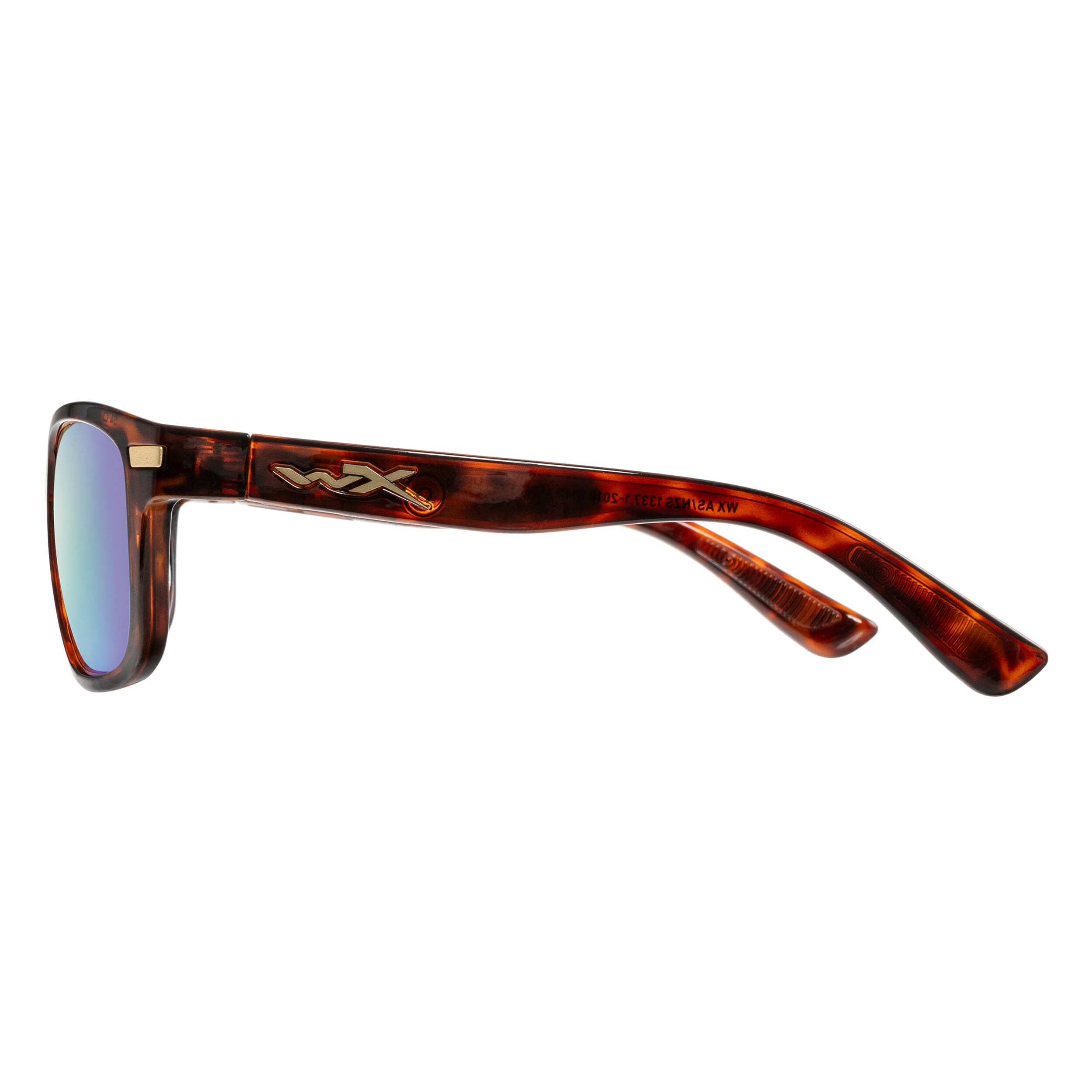 Wiley X Helix taktiset lasit – Captivate Polarized Green Mirror/Gloss Demi Brown