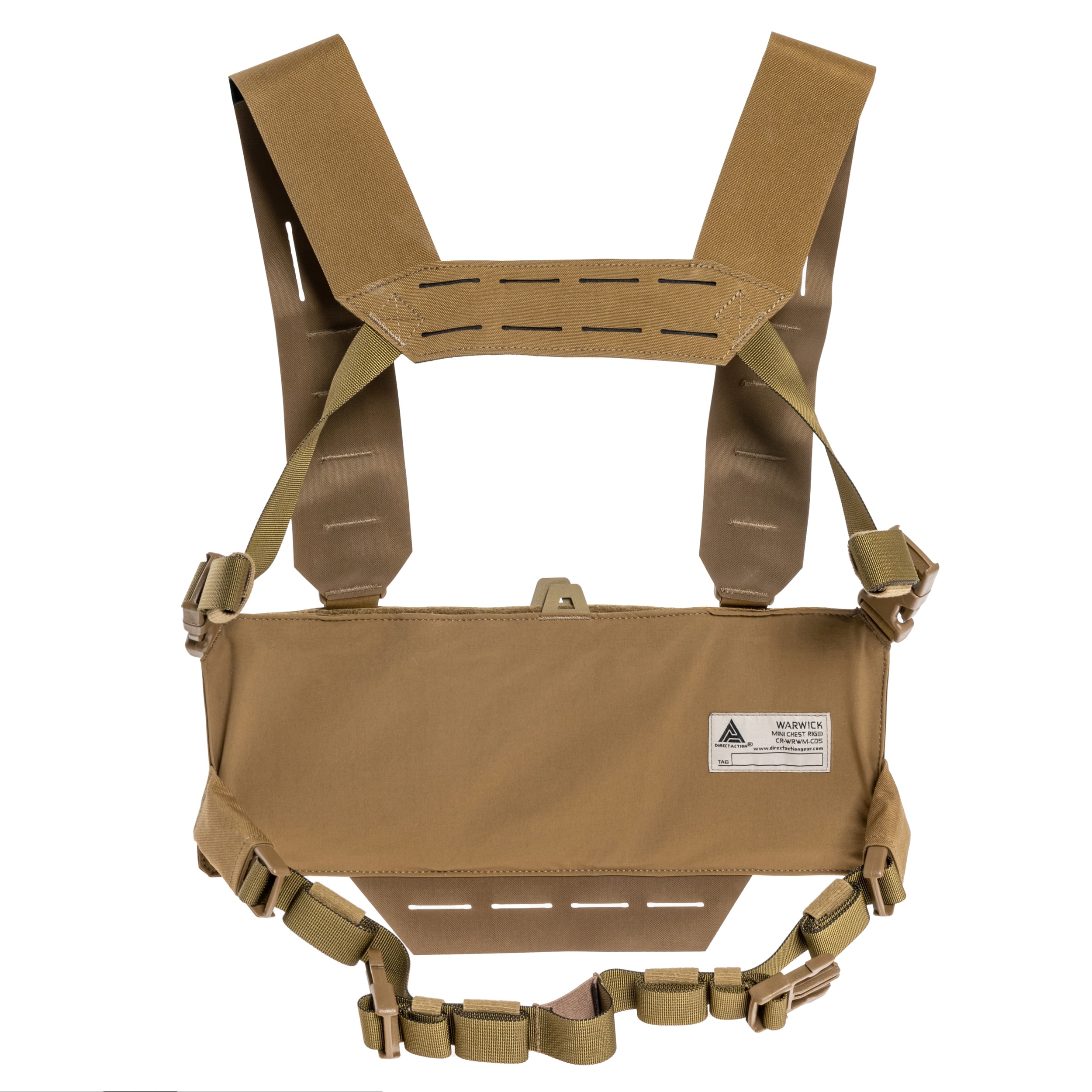 Direct Action Warwick Mini Chest Rig Taktinen Liivi - Coyote Brown