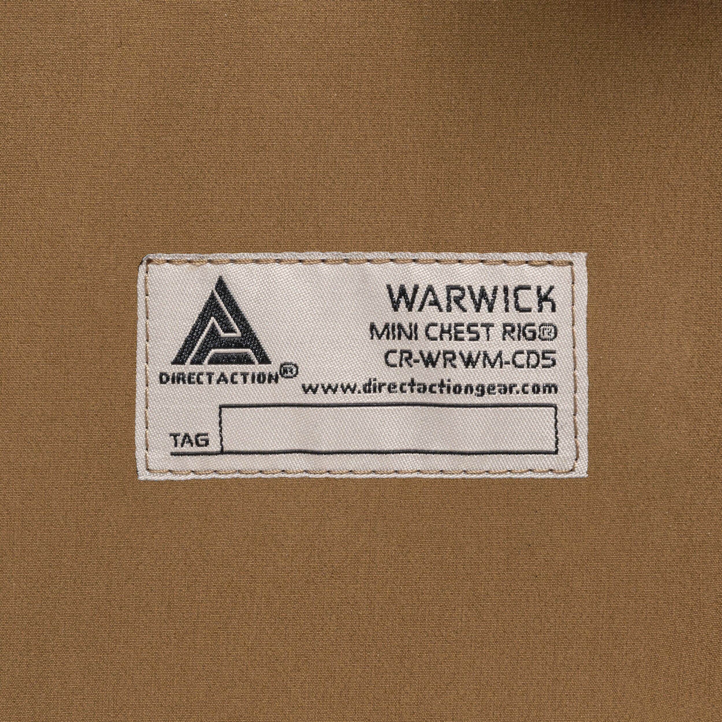 Direct Action Warwick Mini Chest Rig Taktinen Liivi - Coyote Brown