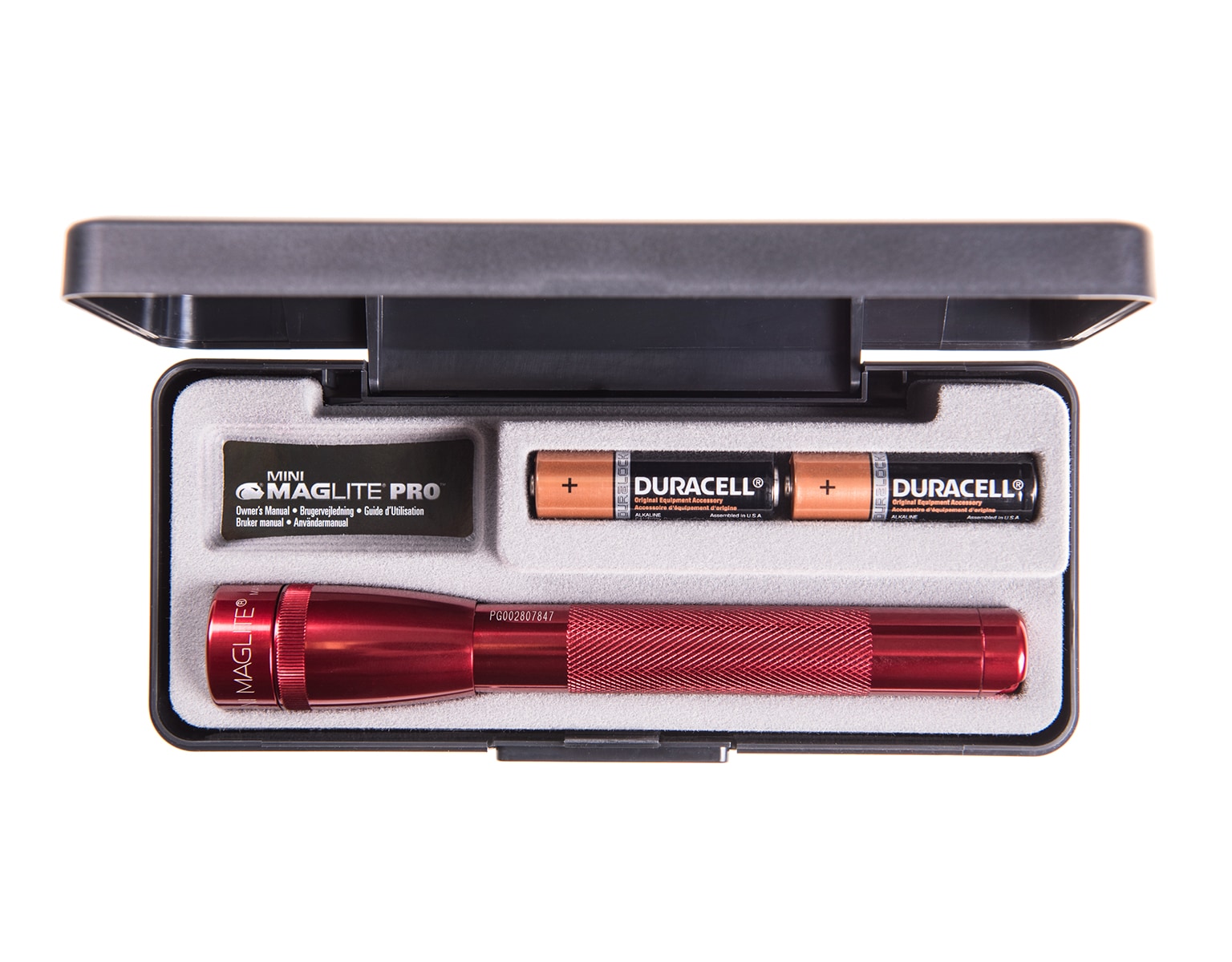 Maglite Mini Pro LED -lamppu 332 lumen - Red