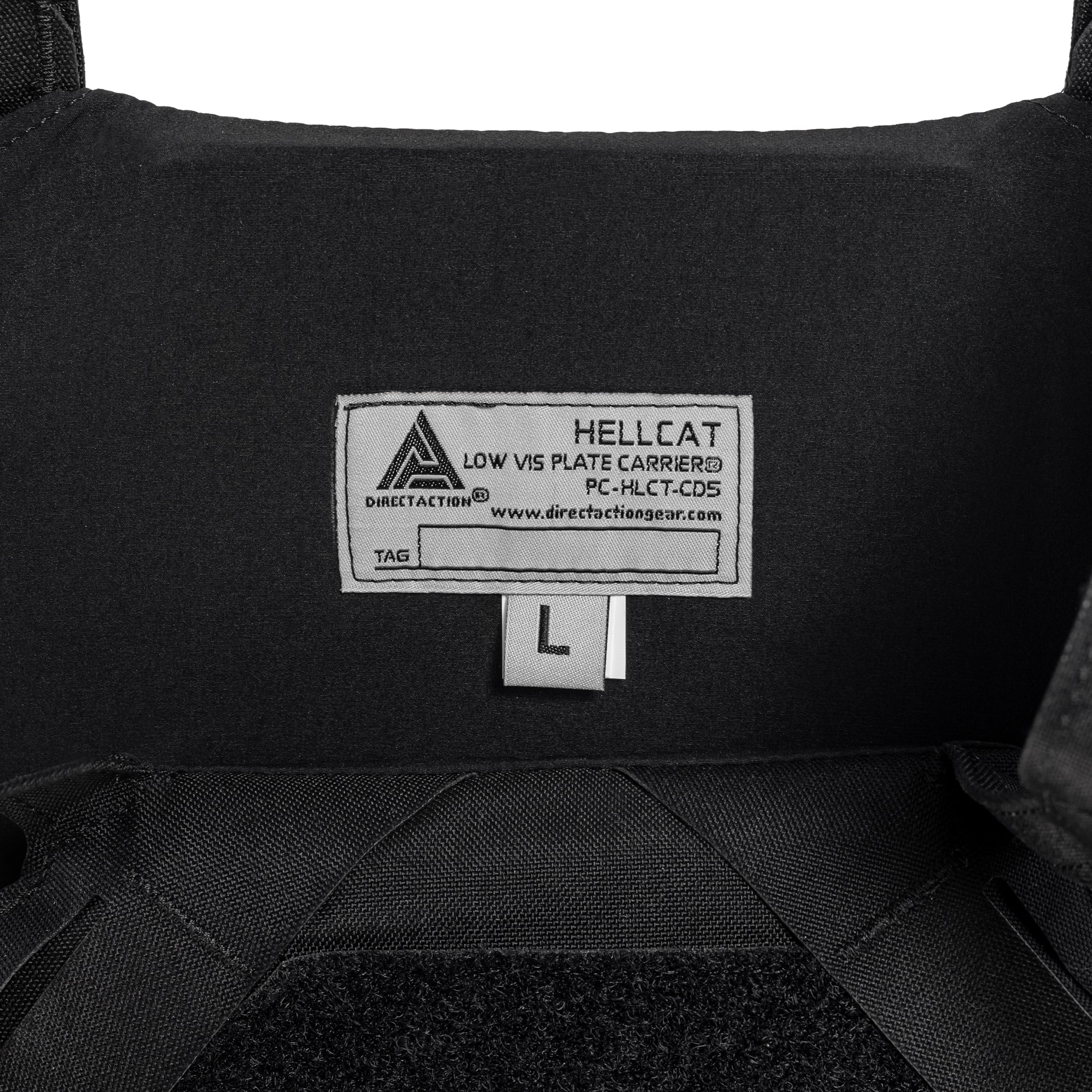 Direct Action Hellcat Low Vis Plate Carrier Taktinen liivi - Black