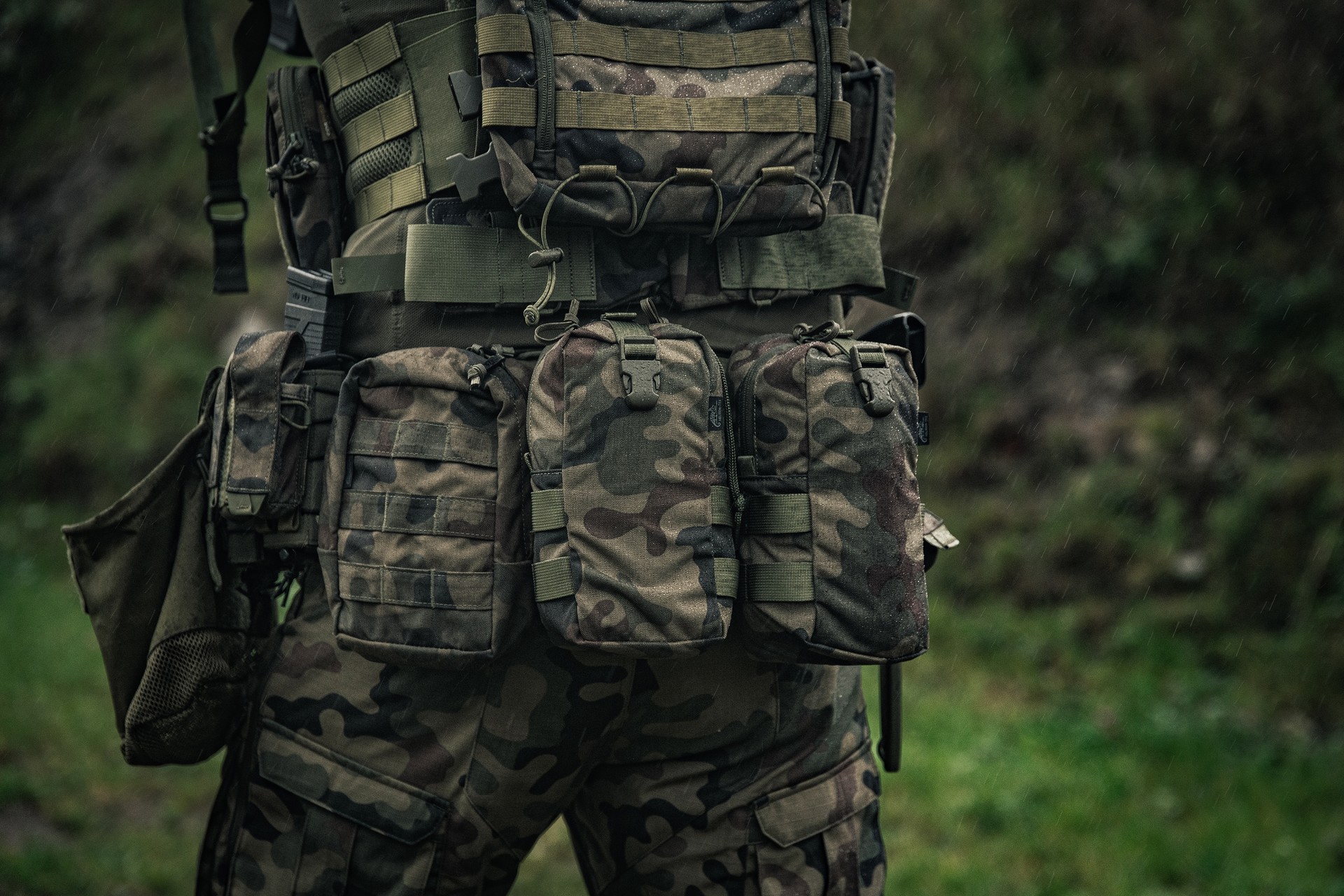 Helikon-Tex Pistol Magazine Pouch Lippaakotelo - wz.93 Pantera PL Woodland