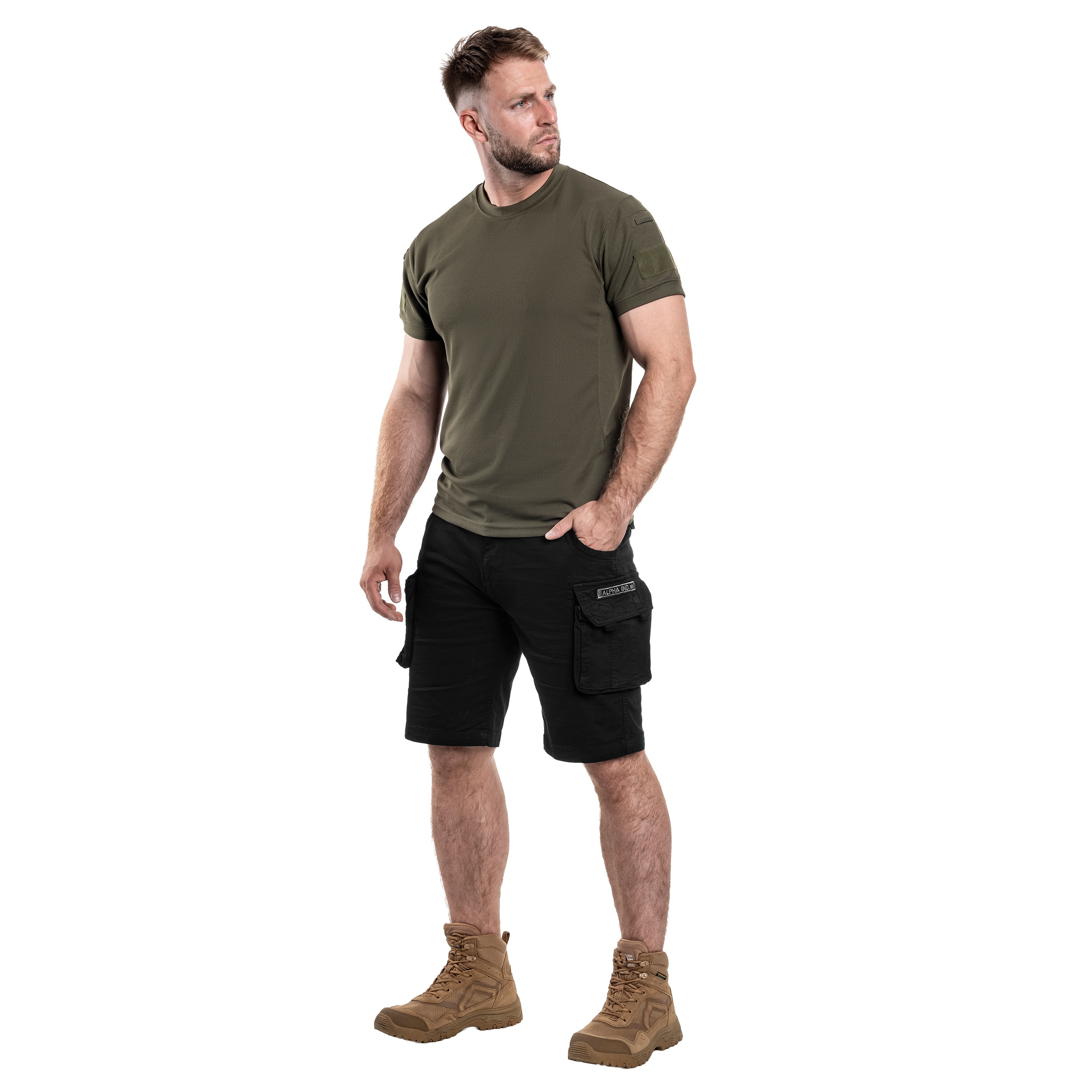 Alpha Industries Crew Short Shorts - Black