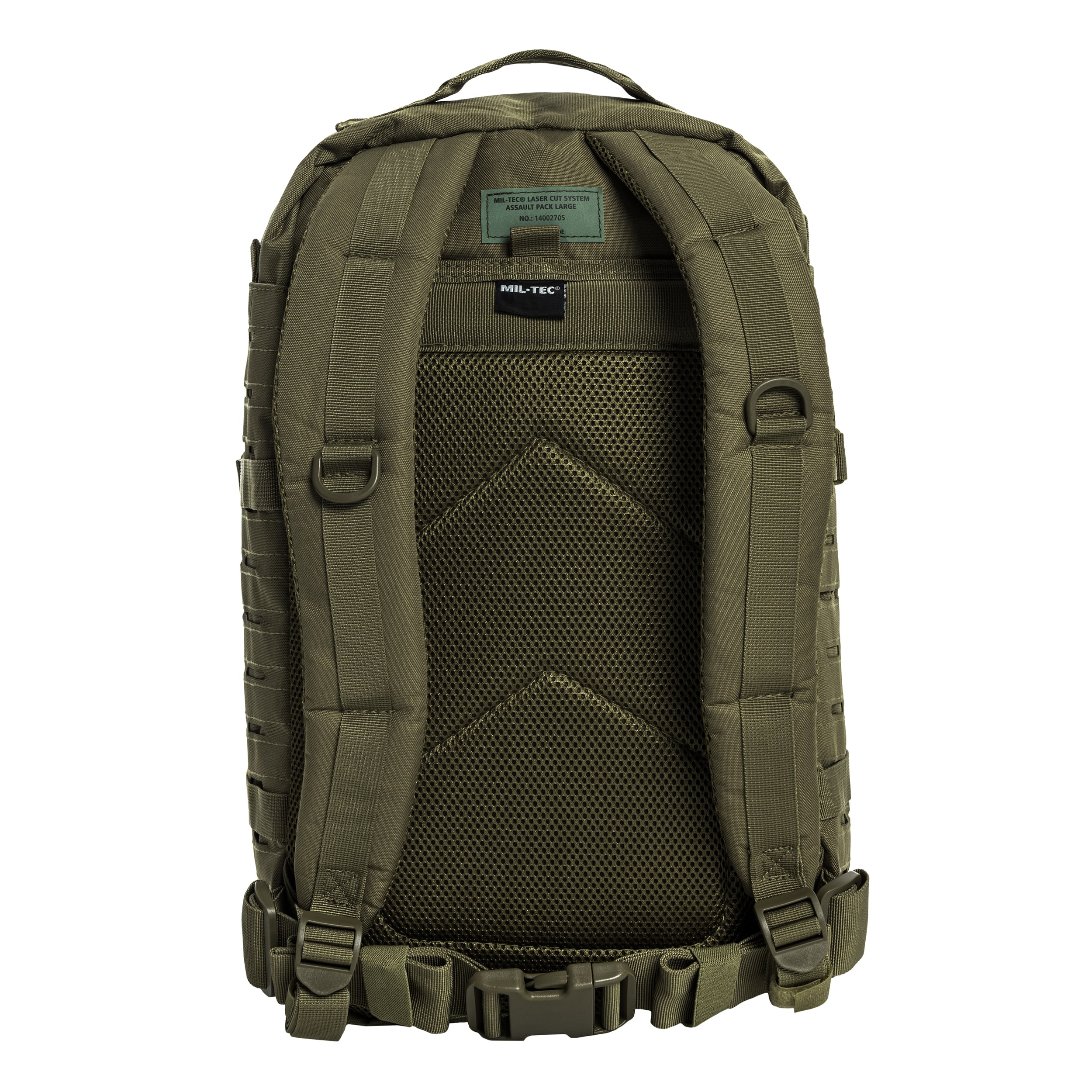 Mil-Tec Assault Pack Laser Cut Large 36 l Reppu - Olive