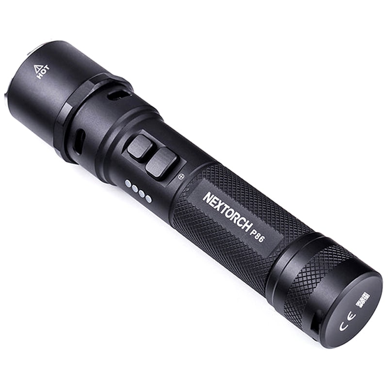 Nextorch P86 Taskulamppu 120 dB Pillillä 1600 lumen -