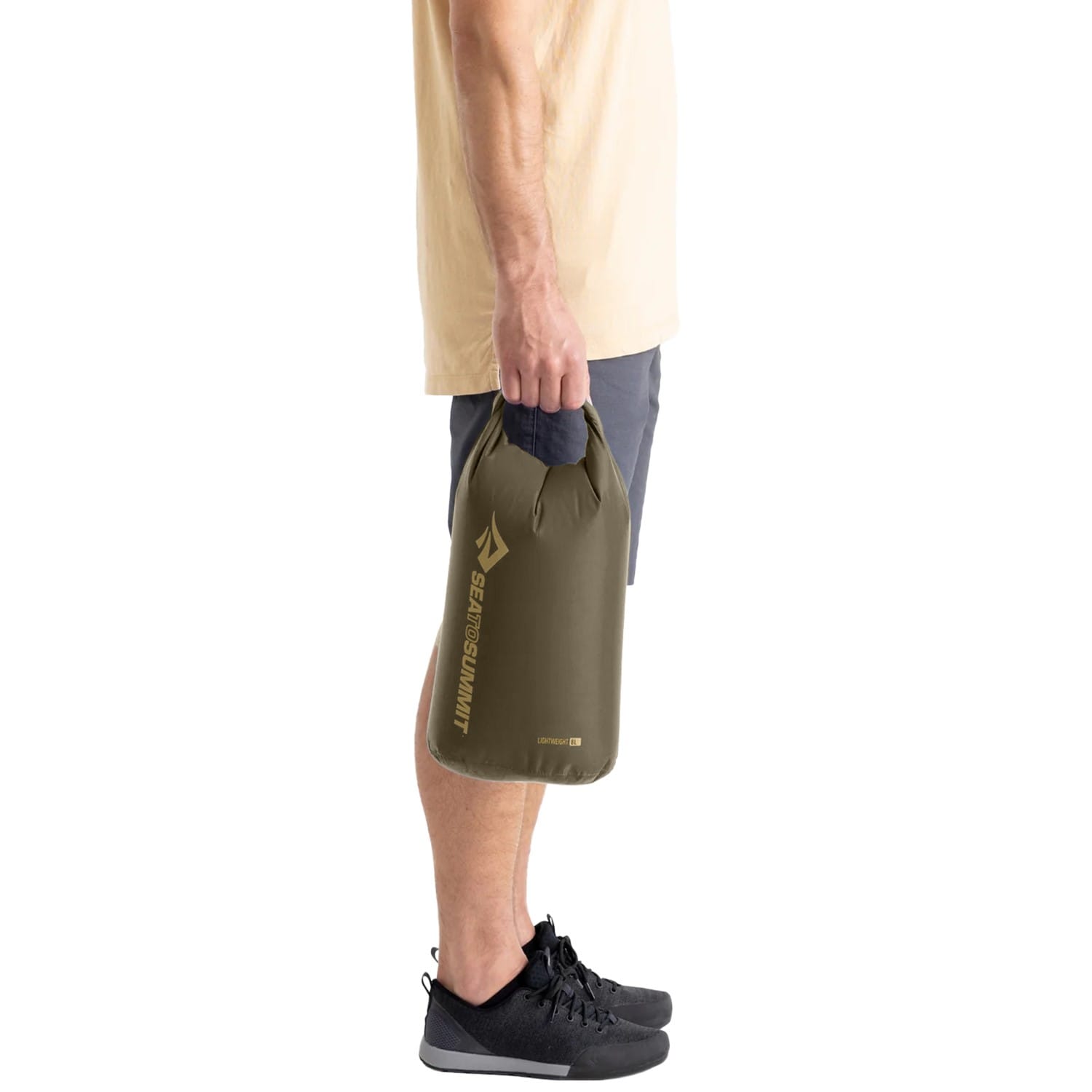 Sea to Summit Lightweight Dry Bag vedenpitävä säkki 8 l - Olive Green