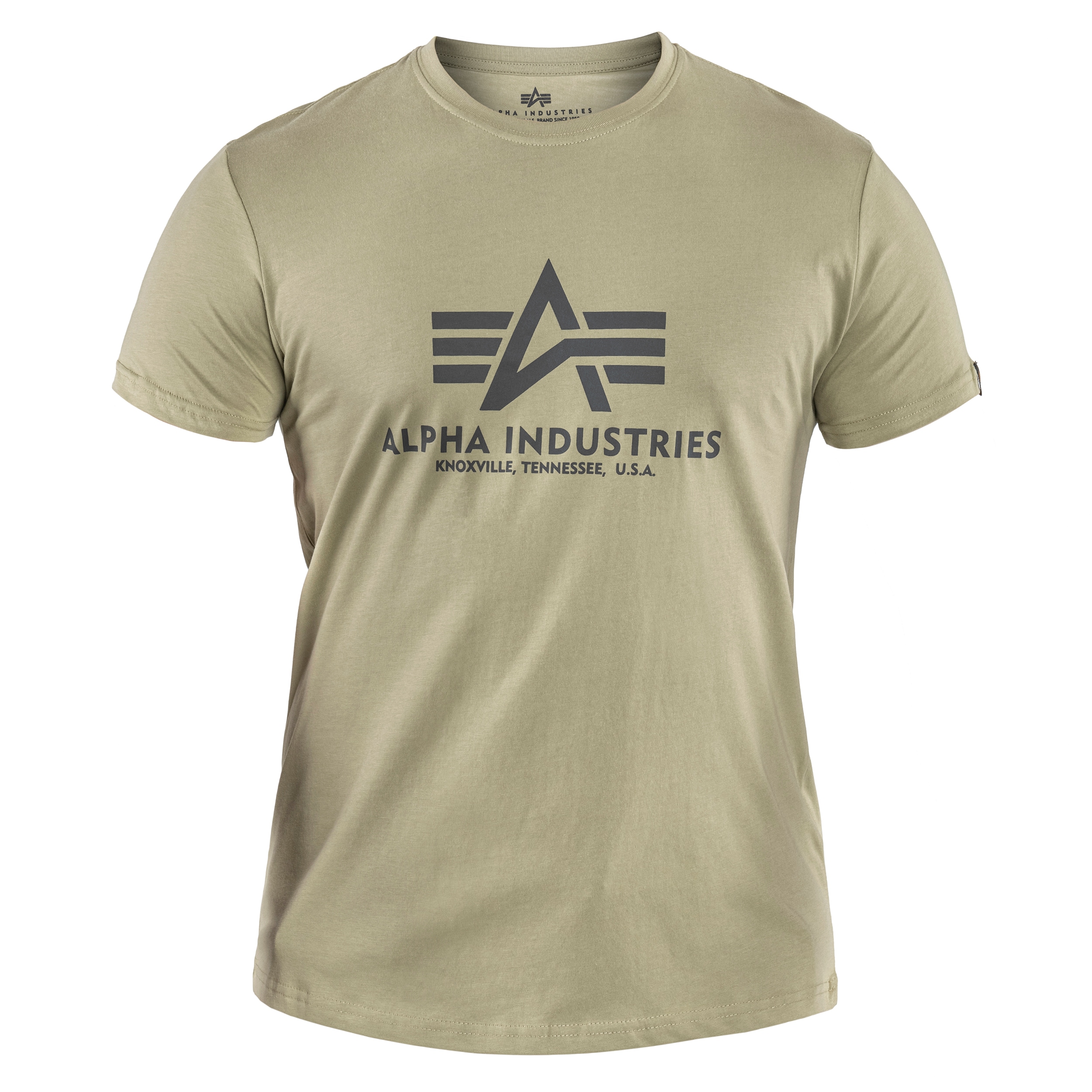 Alpha Industries Basic T-paita - Light Olive