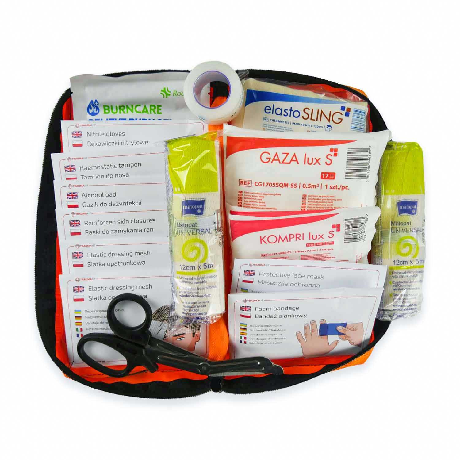 AedMax Trauma Kit R Moduulilaukku Haavoihin
