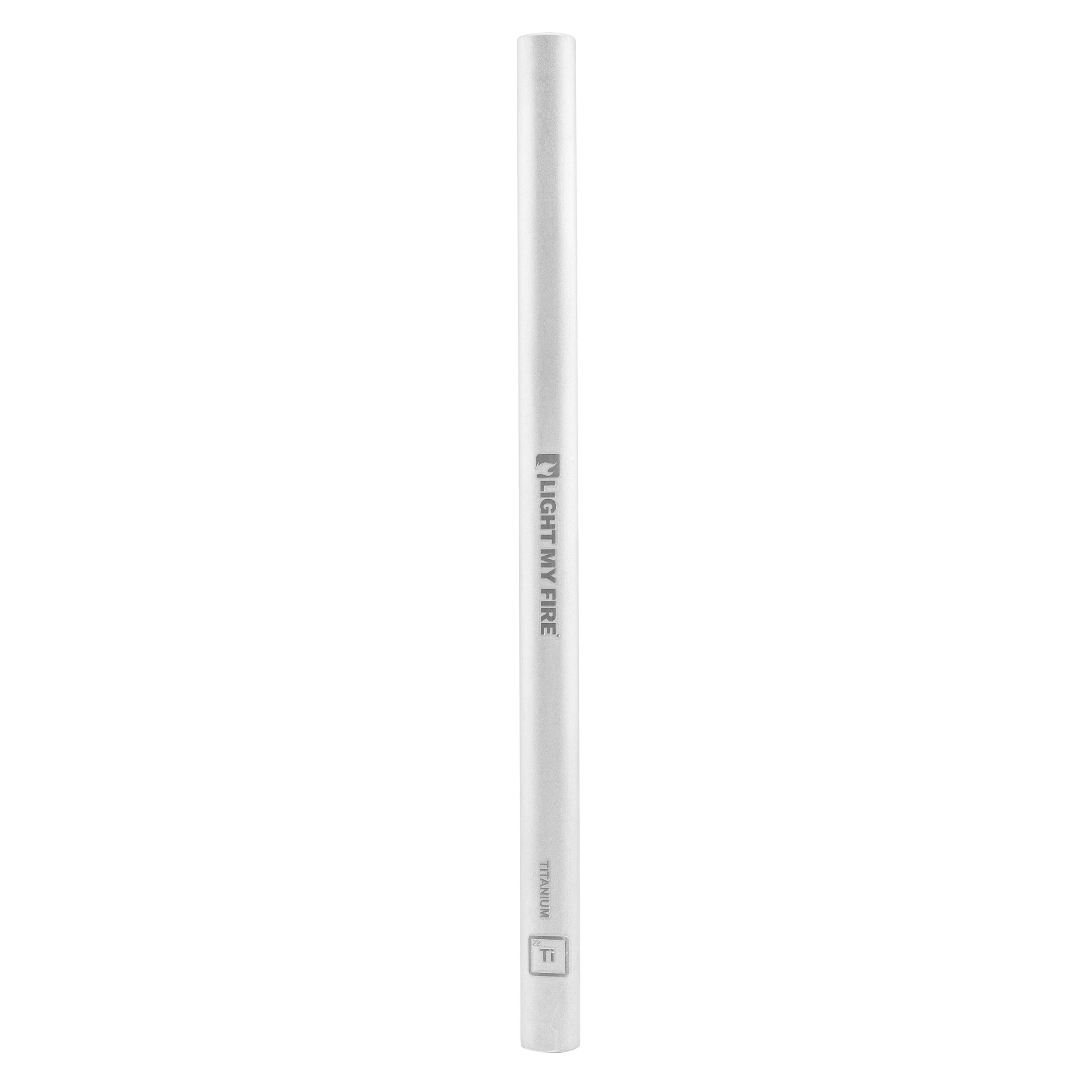 Light My Fire Spork & Straw Kit Titanium -setti