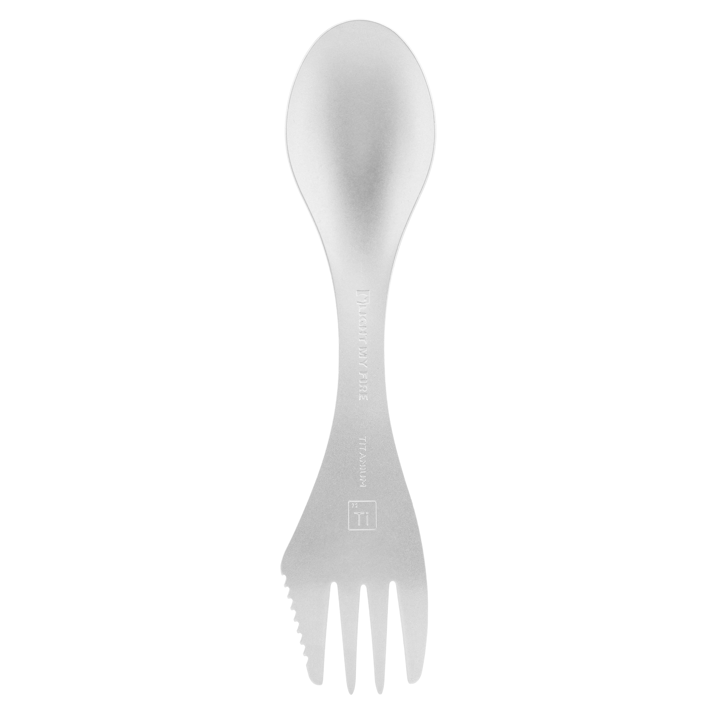 Light My Fire Spork & Straw Kit Titanium -setti