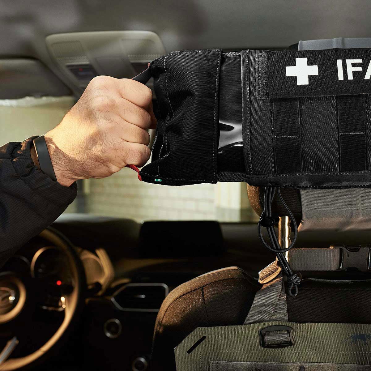 Tasmanian Tiger Head Rest IFAK First Aid Pouch ensiapulaukku - Black