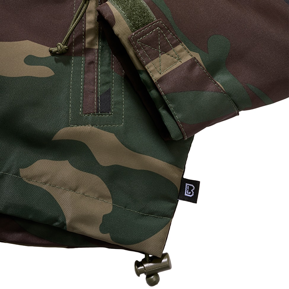Brandit Windbreaker Frontzip Naisten Takki - Woodland